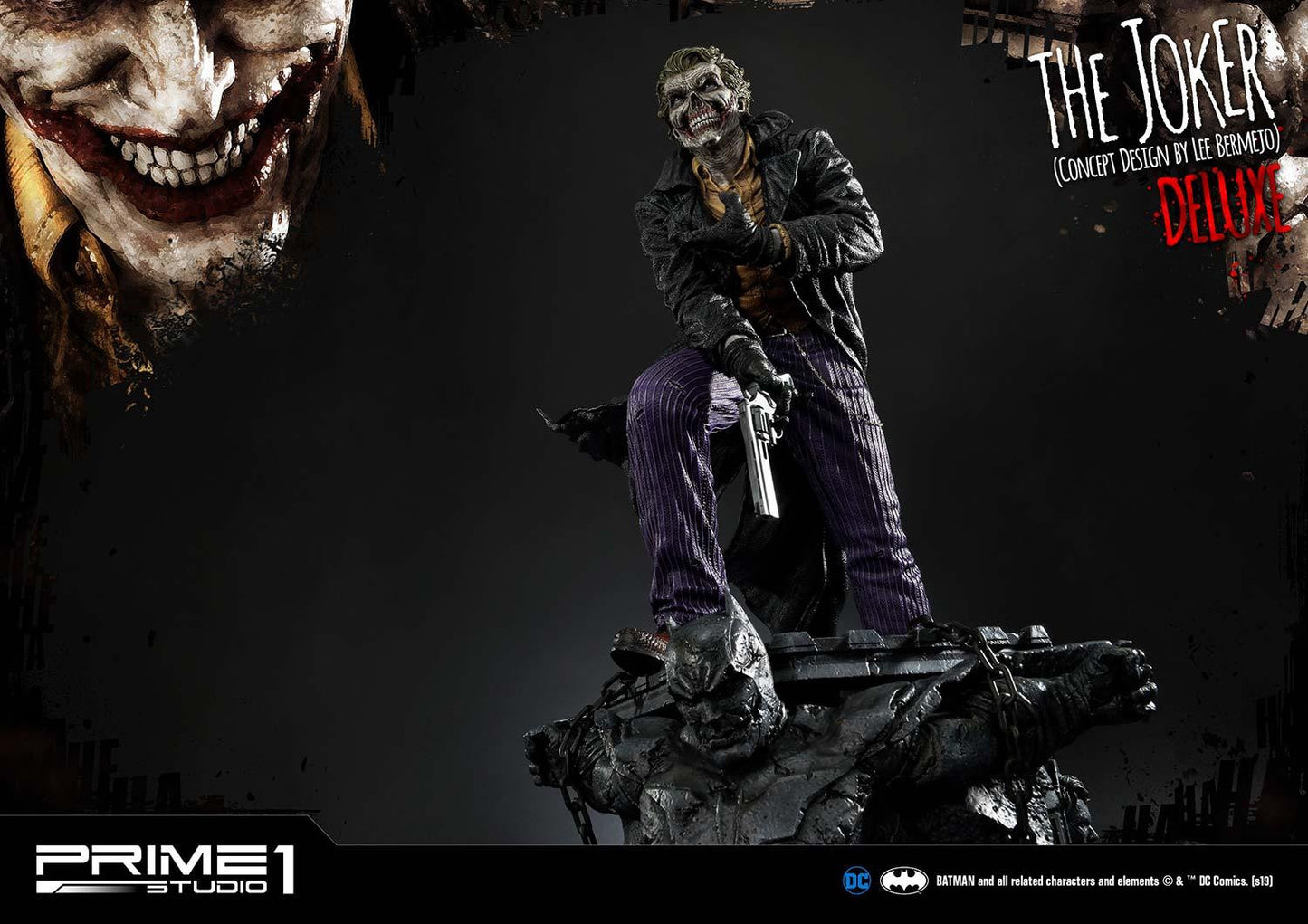 PRIME 1 STUDIO DC THE JOKER LEE BERMEJO DELUXE VERSION MMDC-35DX - Anotoys Collectibles