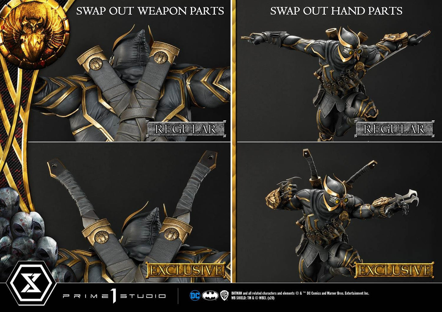 PRIME 1 STUDIO DC COMIC THE COURT OF OWLS TALON 1/3 (EX BONUS VERSION) - MMDC-46EXS - Anotoys Collectibles