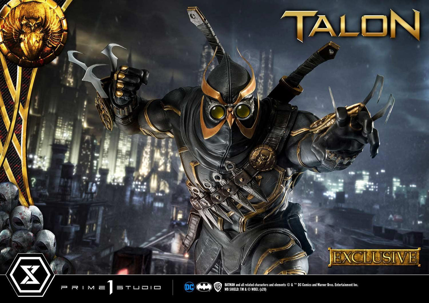 PRIME 1 STUDIO DC COMIC THE COURT OF OWLS TALON 1/3 (EX BONUS VERSION) - MMDC-46EXS - Anotoys Collectibles