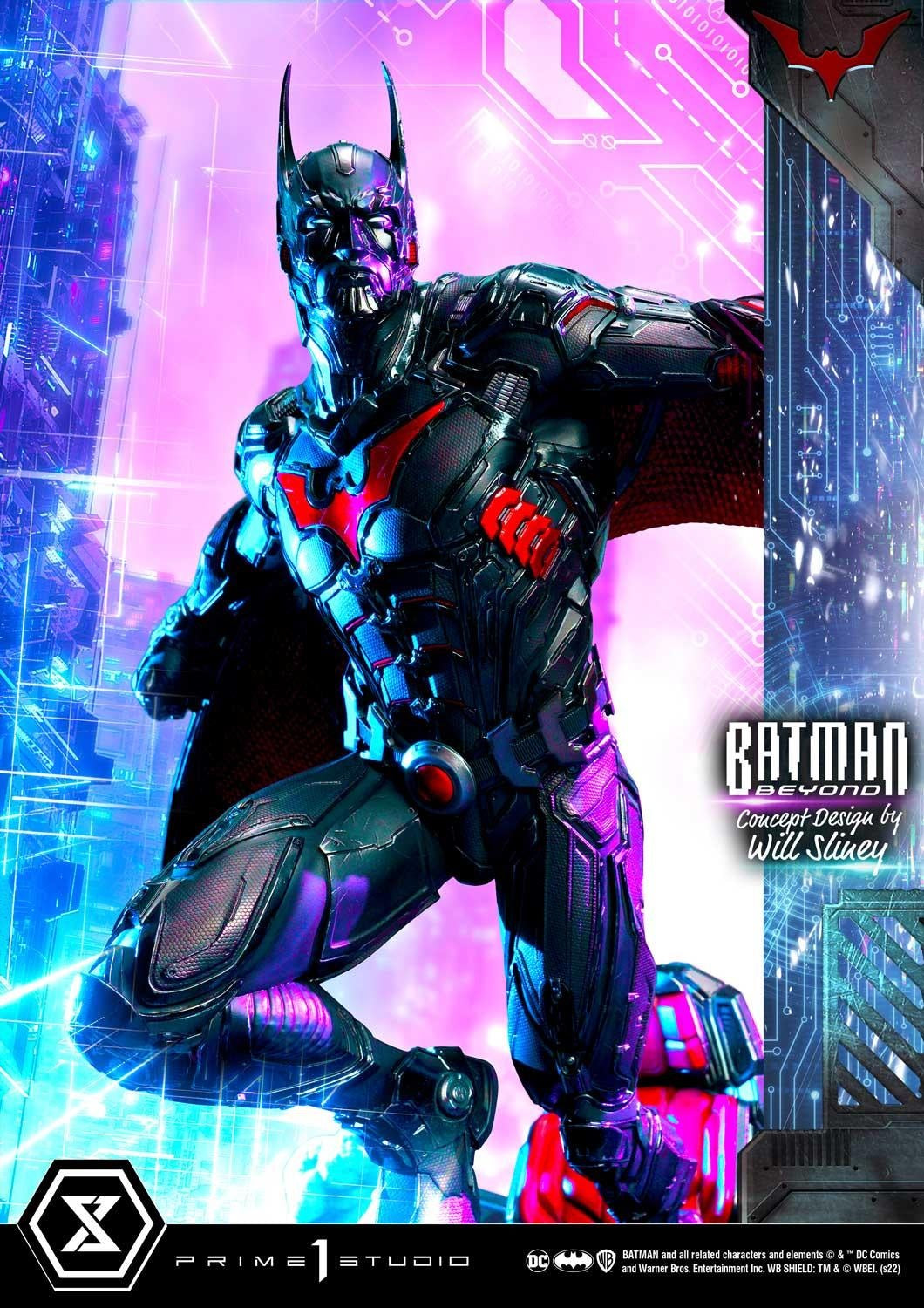 PRIME 1 STUDIO BATMAN (COMICS) BATMAN BEYOND (CONCEPT DESIGN BY WILL SLINEY) BONUS VERSION - MMDC-58S - Anotoys Collectibles