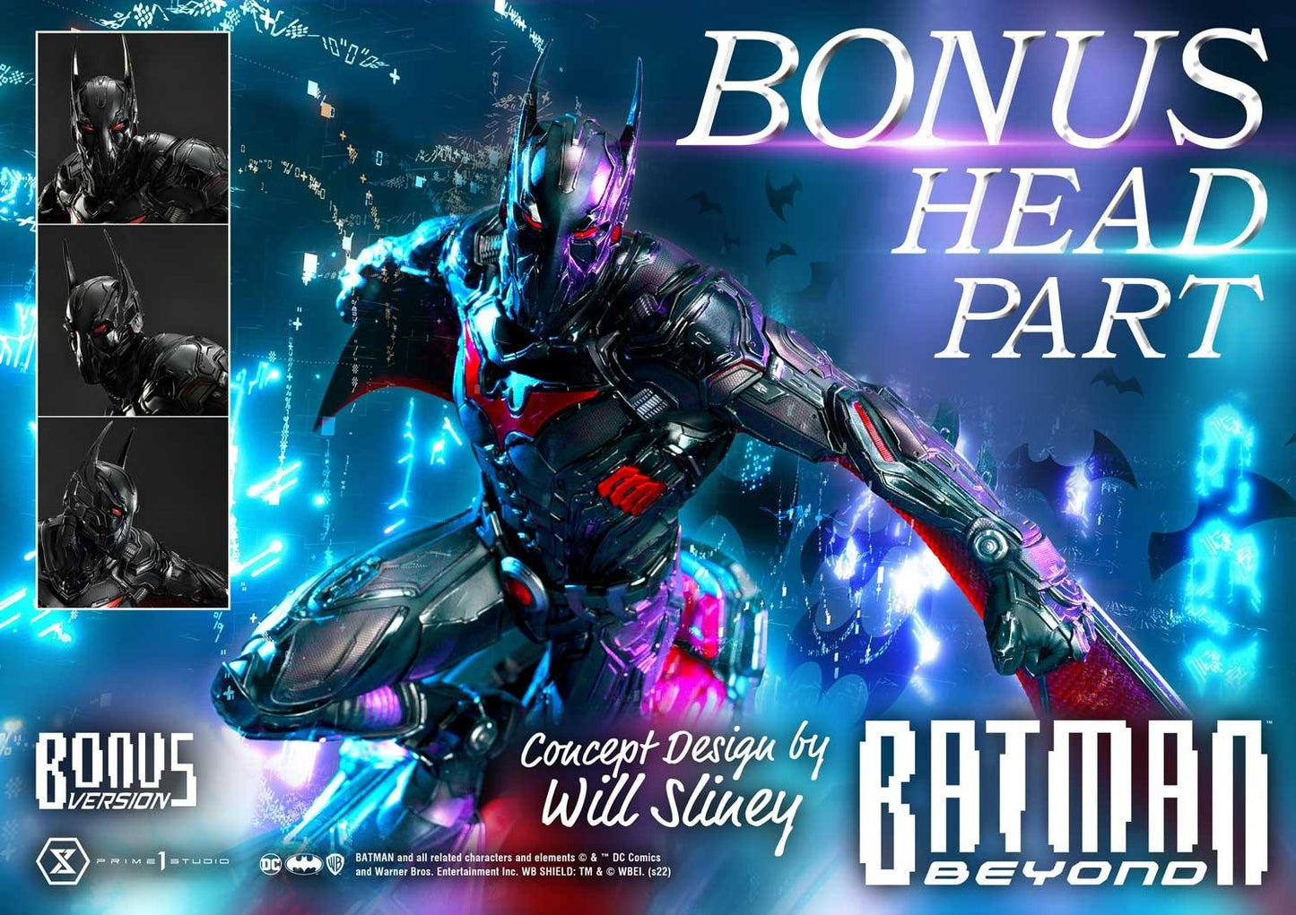 PRIME 1 STUDIO BATMAN (COMICS) BATMAN BEYOND (CONCEPT DESIGN BY WILL SLINEY) BONUS VERSION - MMDC-58S - Anotoys Collectibles