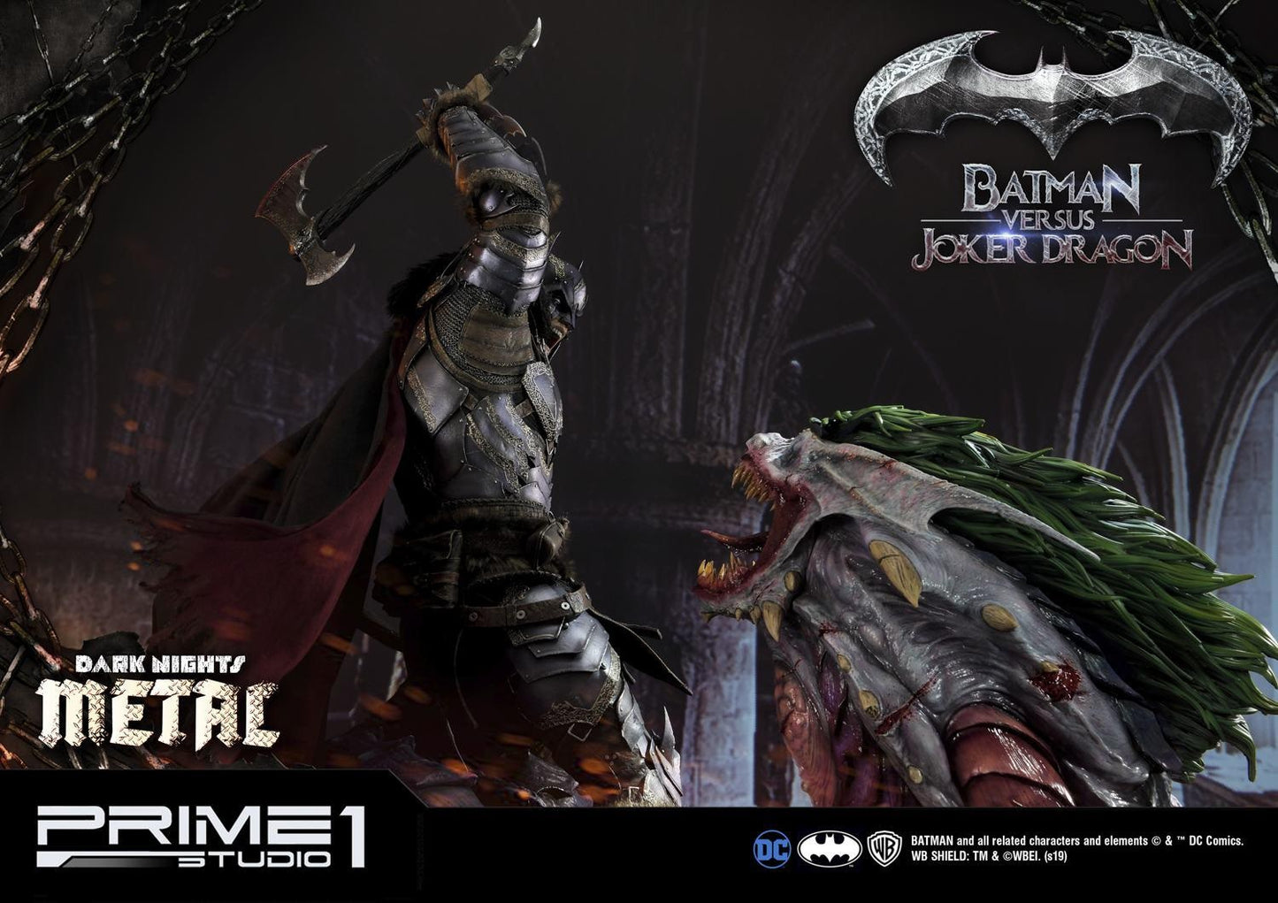 PRIME 1 STUDIO BATMAN VS. JOKER DRAGON 1/3 MMDCMT-02 - Anotoys Collectibles