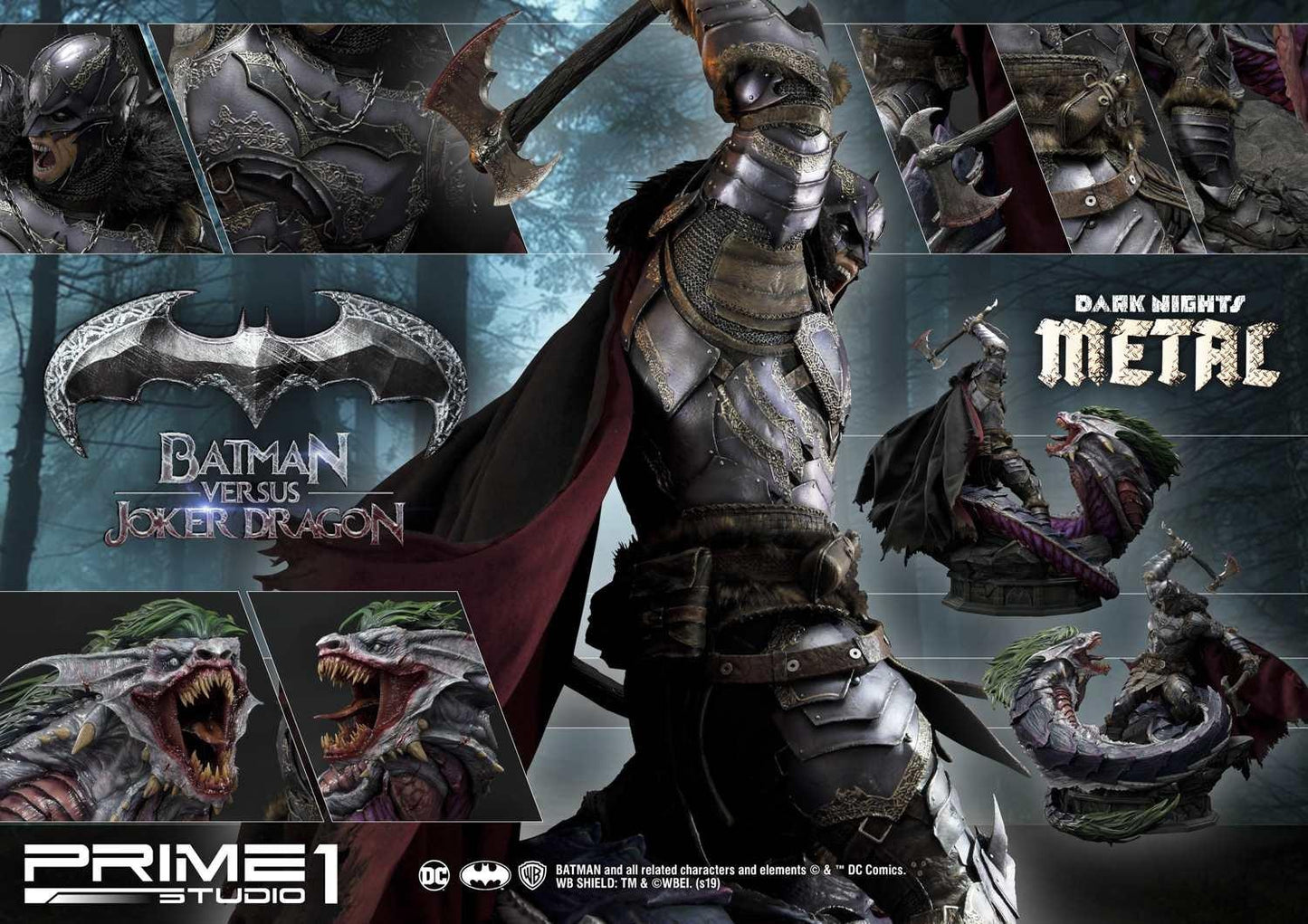 PRIME 1 STUDIO BATMAN VS. JOKER DRAGON 1/3 MMDCMT-02 - Anotoys Collectibles