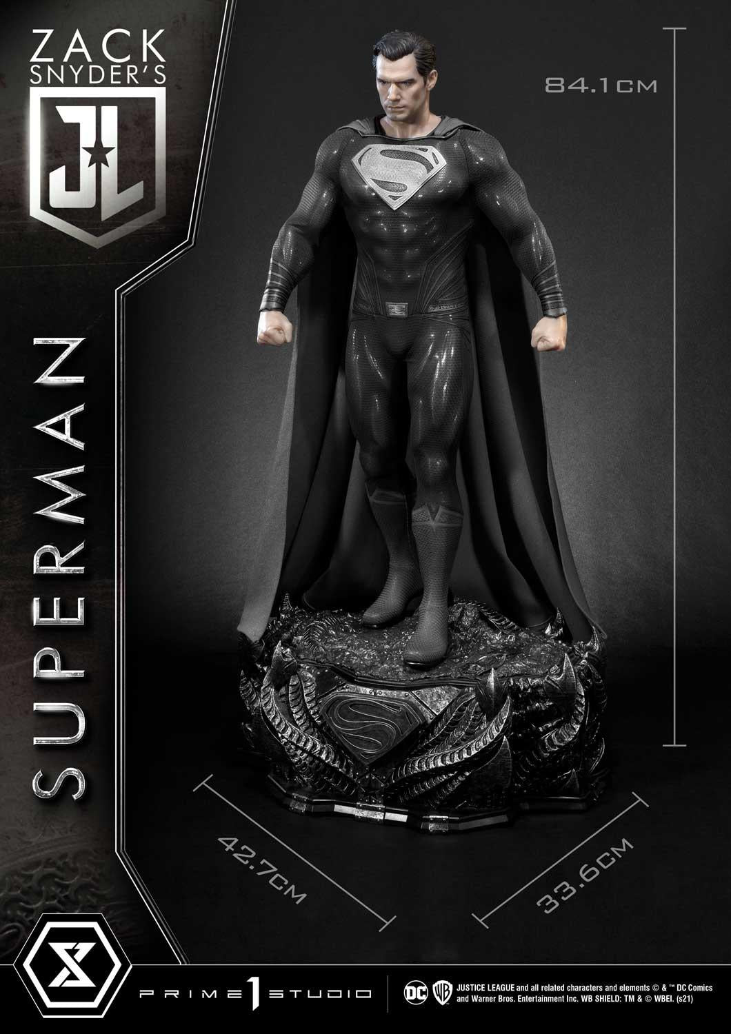 PRIME 1 STUDIOS ZACK SNYDER'S JUSTICE LEAGUE SUPERMAN - MMJL-06BL - Anotoys Collectibles