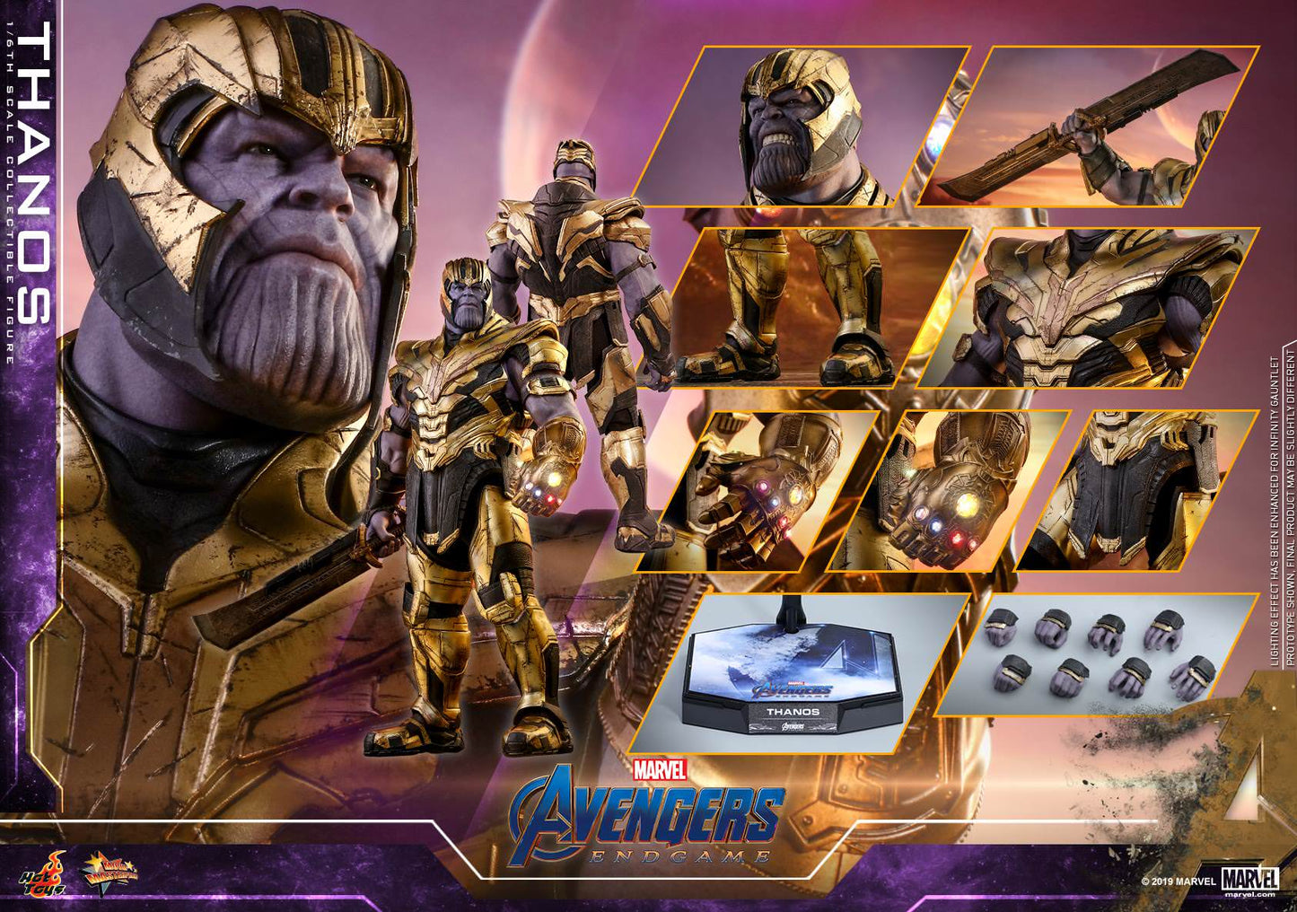 HOT TOYS MARVEL AVENGERS ENDGAME THANOS COLLECTIBLE FIGURE 1/6TH SCALE - MMS529 - Anotoys Collectibles