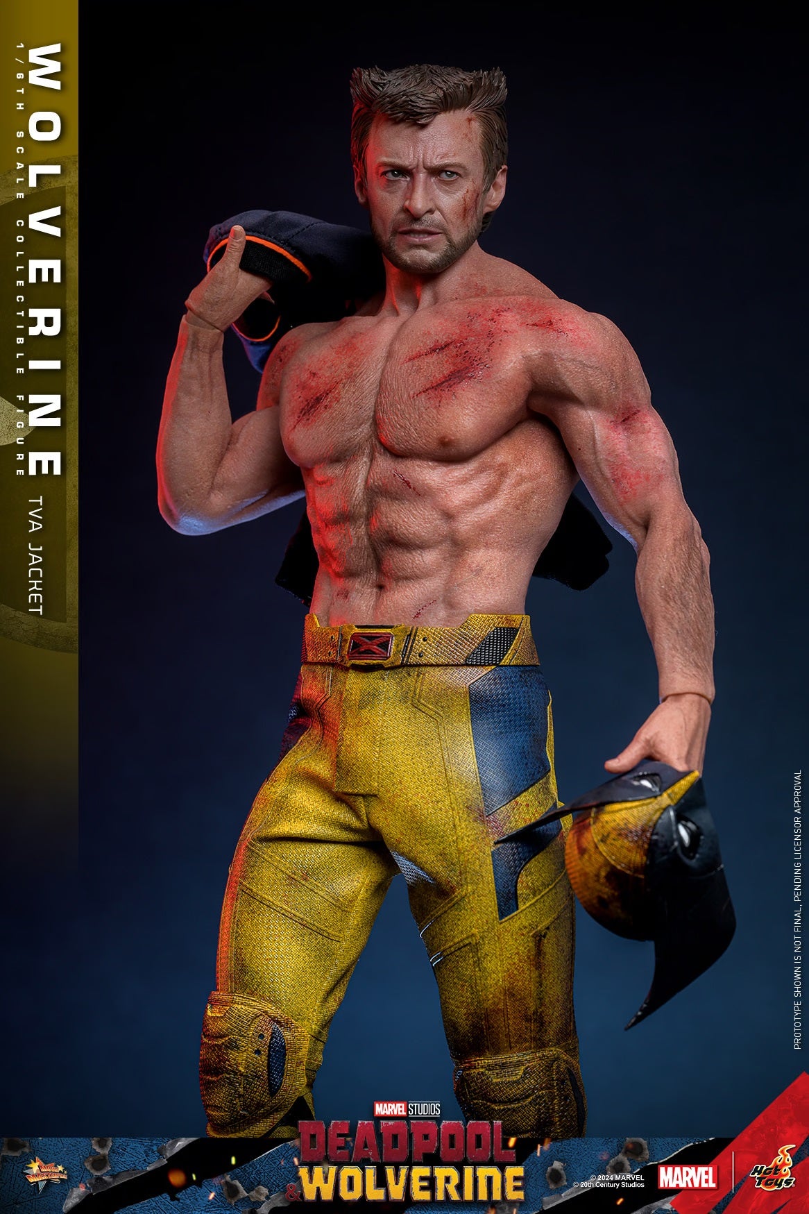 HOT TOYS MARVEL’S DEADPOOL & WOLVERINE - 1/6TH SCALE WOLVERINE (TVA JACKET VERSION) COLLECTIBLE FIGURE - MMS756 (PRE-ORDER) - Anotoys Collectibles