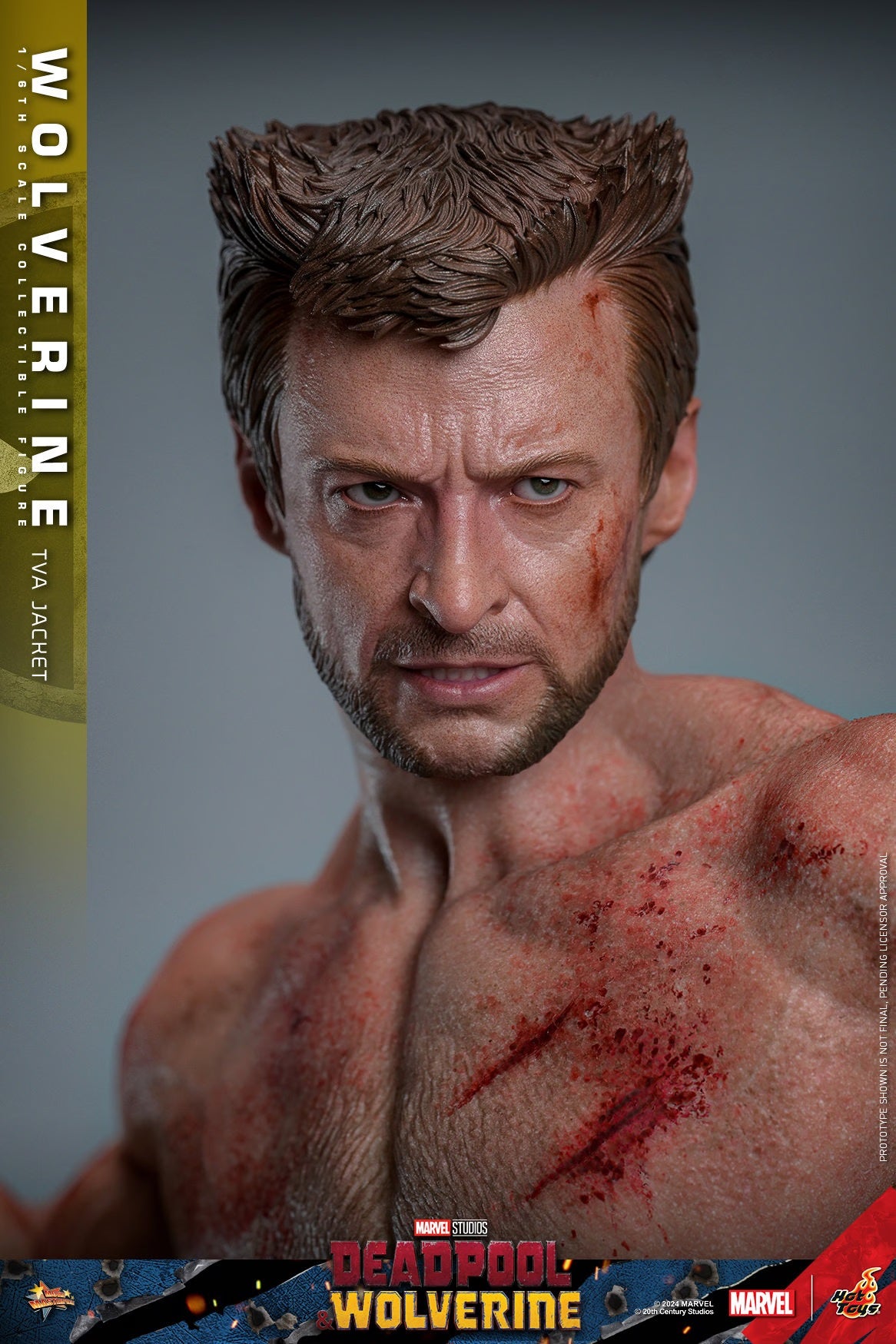 HOT TOYS MARVEL’S DEADPOOL & WOLVERINE - 1/6TH SCALE WOLVERINE (TVA JACKET VERSION) COLLECTIBLE FIGURE - MMS756 (PRE-ORDER) - Anotoys Collectibles