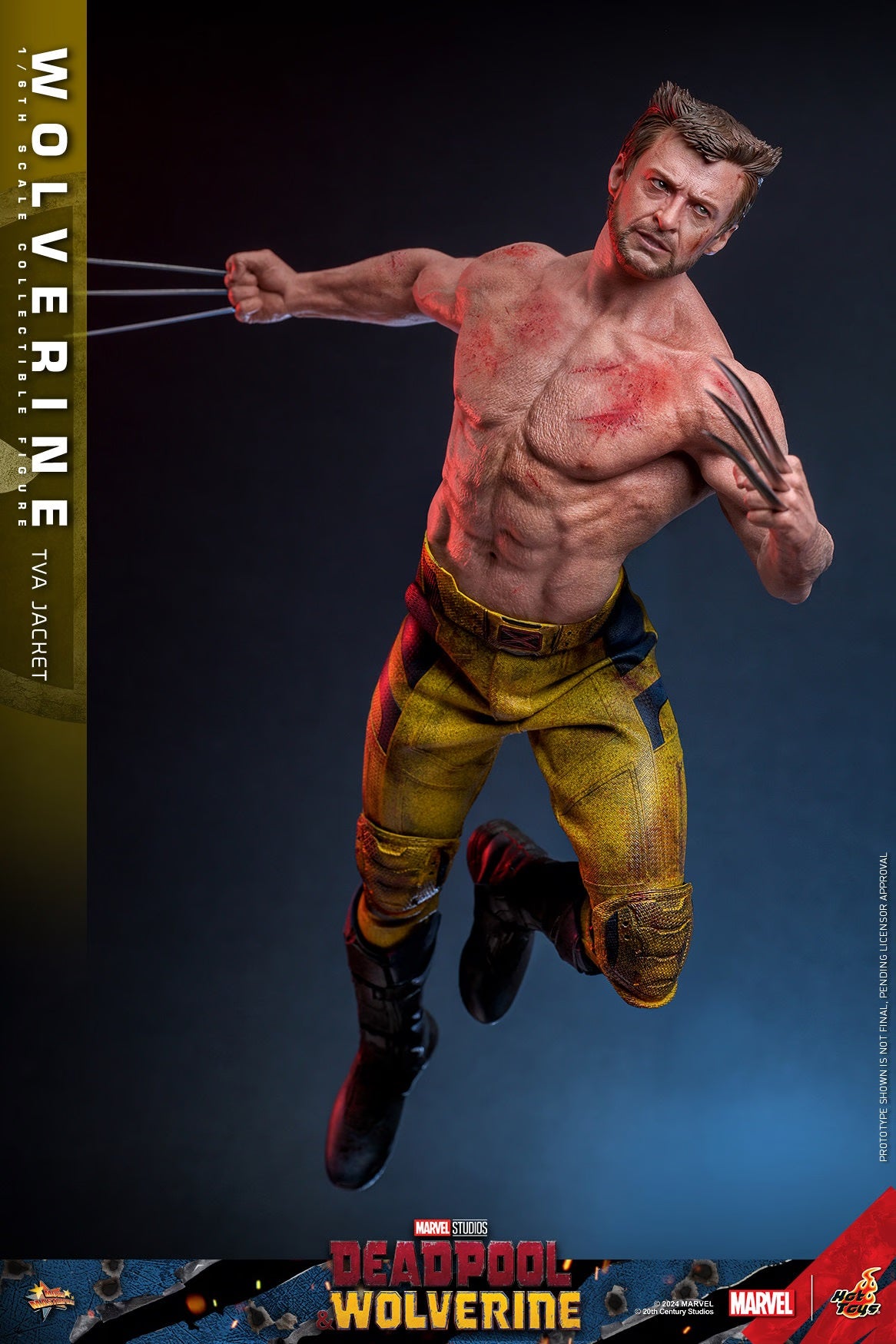 HOT TOYS MARVEL’S DEADPOOL & WOLVERINE - 1/6TH SCALE WOLVERINE (TVA JACKET VERSION) COLLECTIBLE FIGURE - MMS756 (PRE-ORDER) - Anotoys Collectibles
