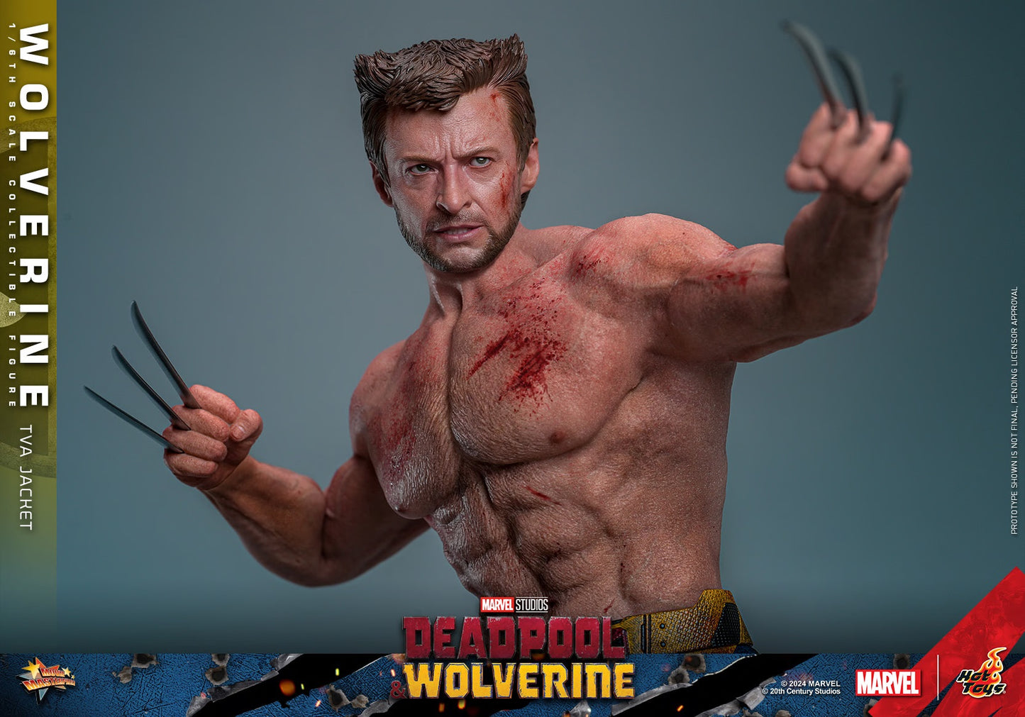 HOT TOYS MARVEL’S DEADPOOL & WOLVERINE - 1/6TH SCALE WOLVERINE (TVA JACKET VERSION) COLLECTIBLE FIGURE - MMS756 (PRE-ORDER) - Anotoys Collectibles