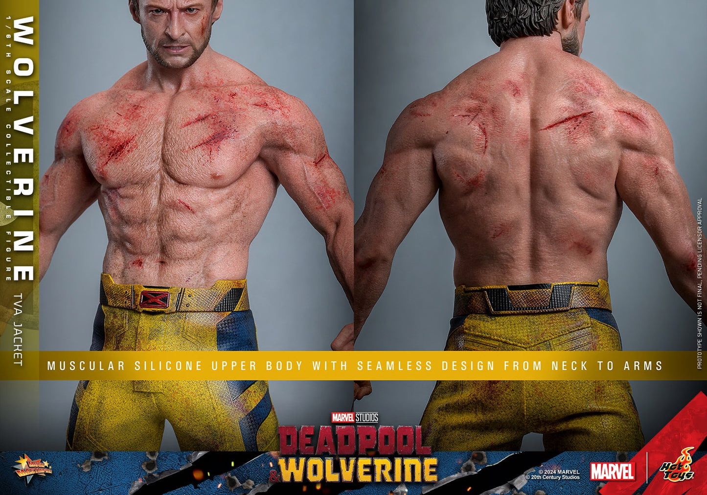 HOT TOYS MARVEL’S DEADPOOL & WOLVERINE - 1/6TH SCALE WOLVERINE (TVA JACKET VERSION) COLLECTIBLE FIGURE - MMS756 (PRE-ORDER) - Anotoys Collectibles