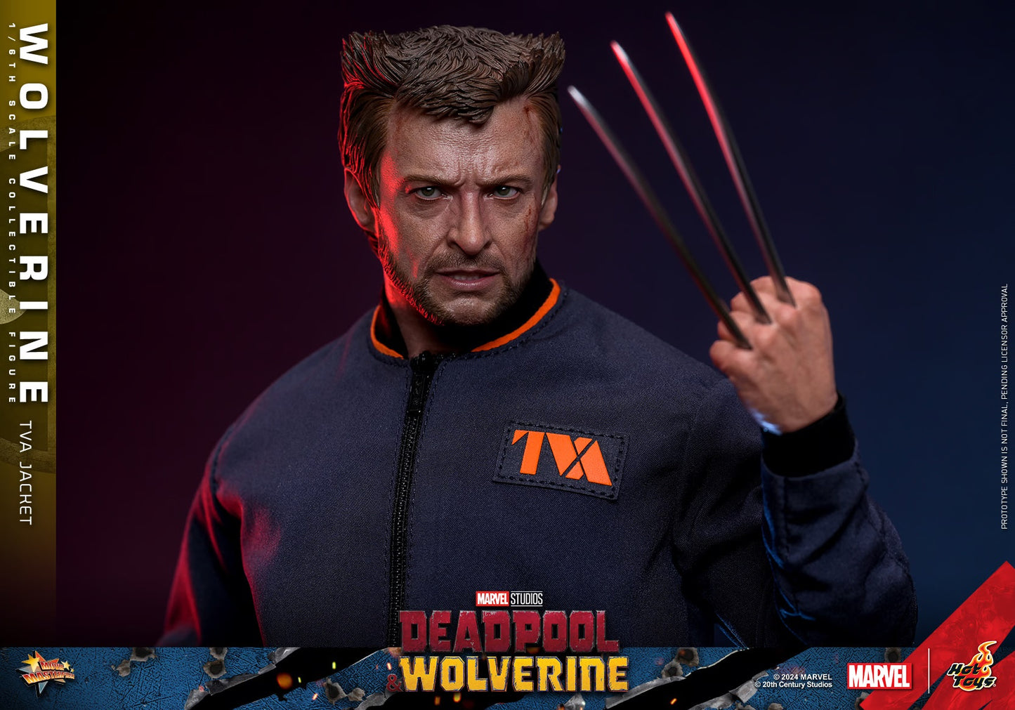 HOT TOYS MARVEL’S DEADPOOL & WOLVERINE - 1/6TH SCALE WOLVERINE (TVA JACKET VERSION) COLLECTIBLE FIGURE - MMS756 (PRE-ORDER) - Anotoys Collectibles