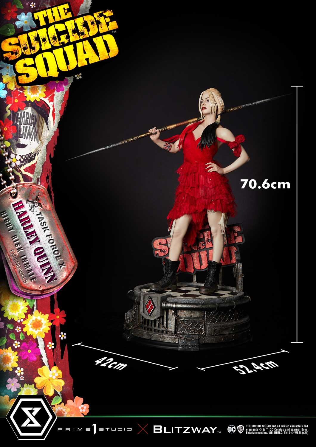 PRIME 1 STUDIO HARLEY QUINN SUICIDE SQUAD BONUS VERSION - MMTSS-01S - Anotoys Collectibles