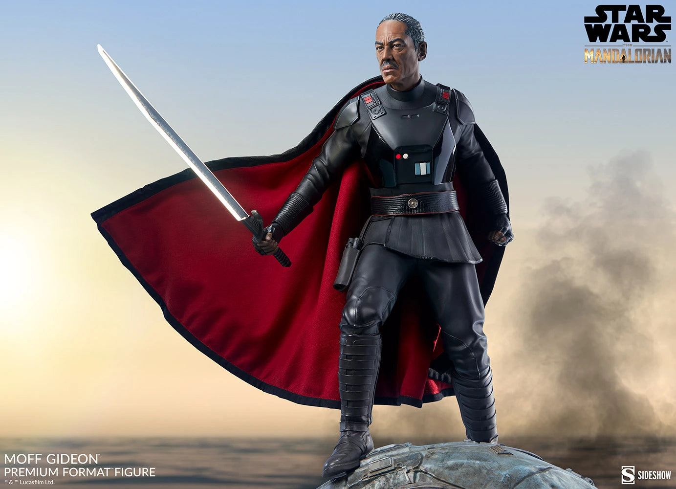 SIDESHOW MANDALORIAN MOFF GIDEON STATUE 300788 - Anotoys Collectibles