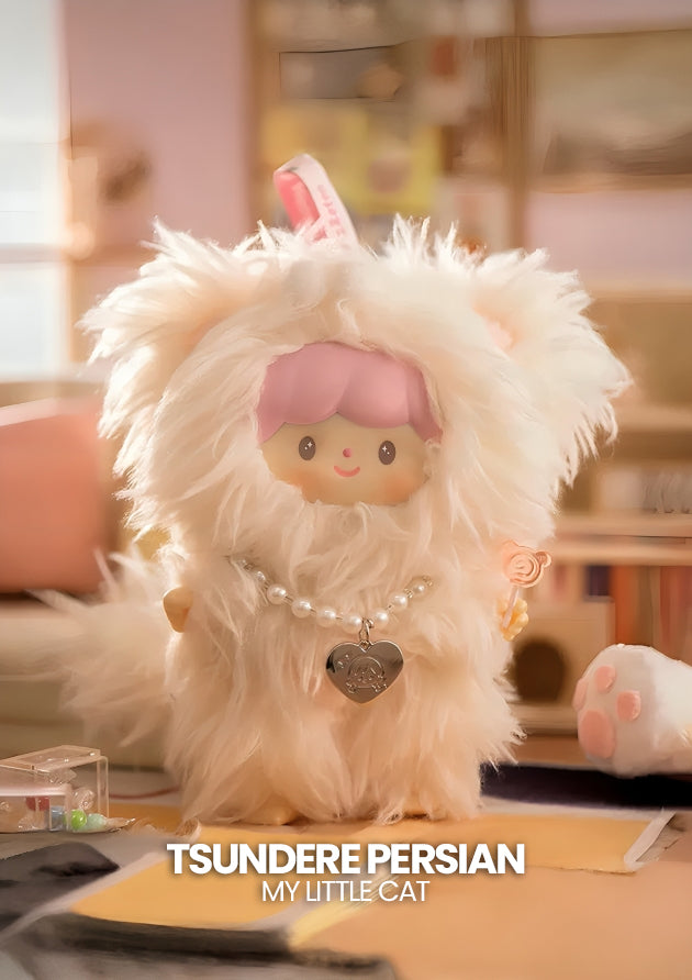 TSUNDERE PERSIAN - MY LITTLE CAT VINYL PLUSH DOLL(BAG CHARM) - Anotoys Collectibles