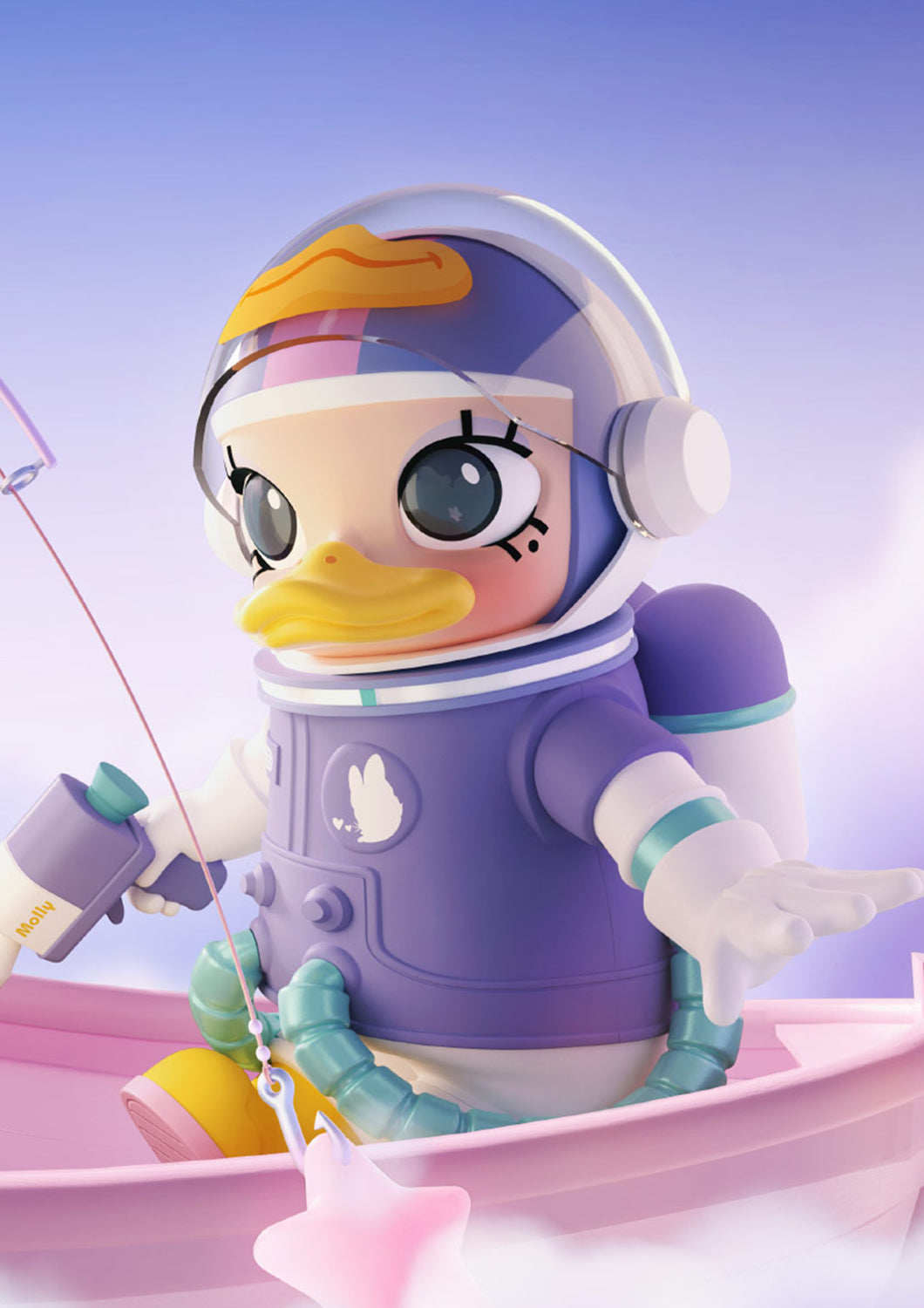 POP MART MEGA SPACE MOLLY 400% DAISY DUCK - Anotoys Collectibles