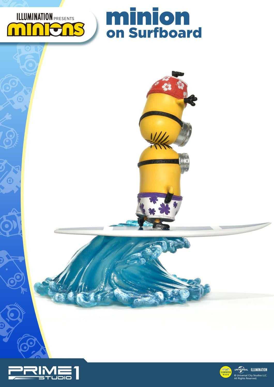 PRIME 1 STUDIO MINIONS ON SURFBOARD PCFMINI-06 - Anotoys Collectibles