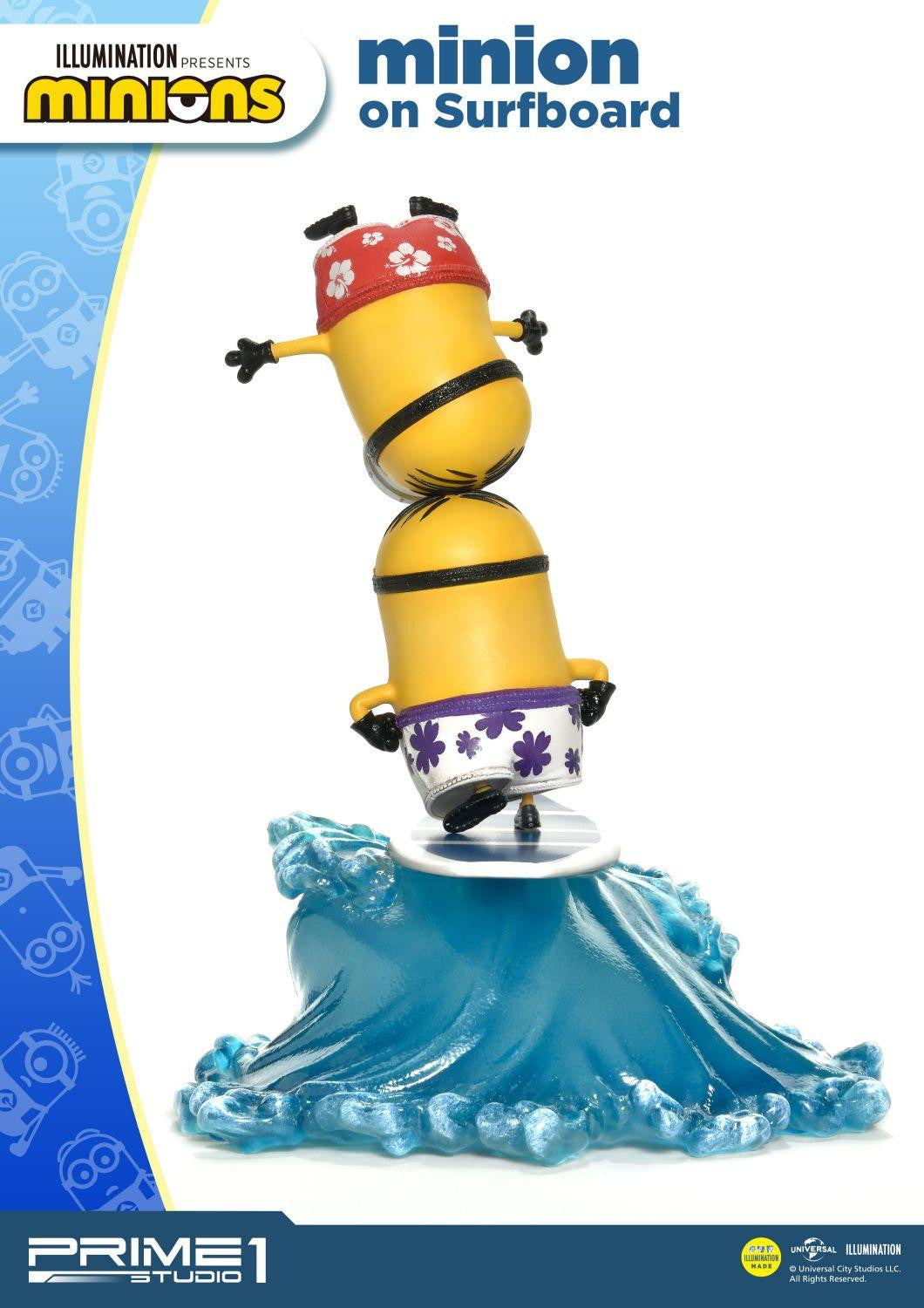 PRIME 1 STUDIO MINIONS ON SURFBOARD PCFMINI-06 - Anotoys Collectibles