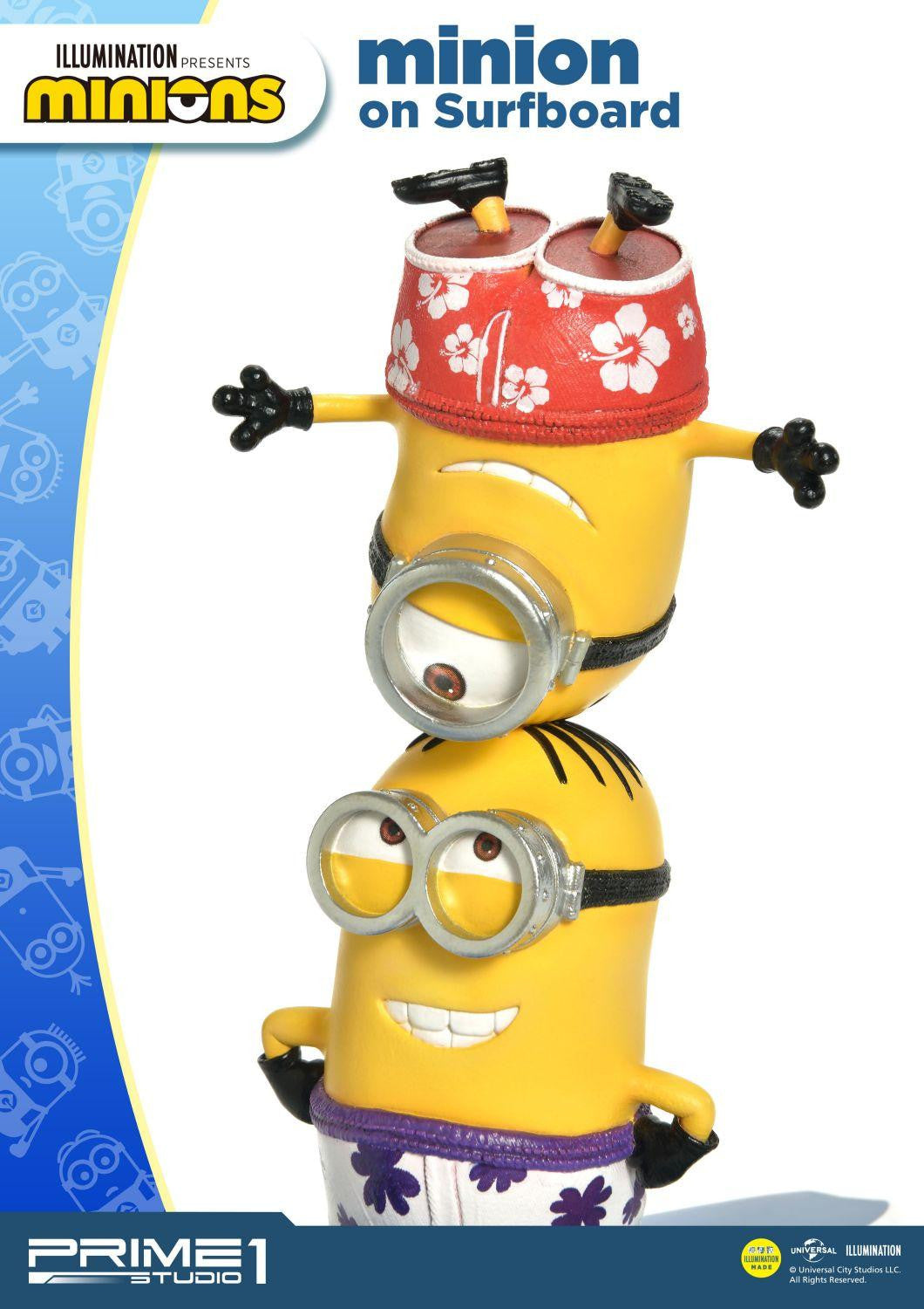PRIME 1 STUDIO MINIONS ON SURFBOARD PCFMINI-06 - Anotoys Collectibles