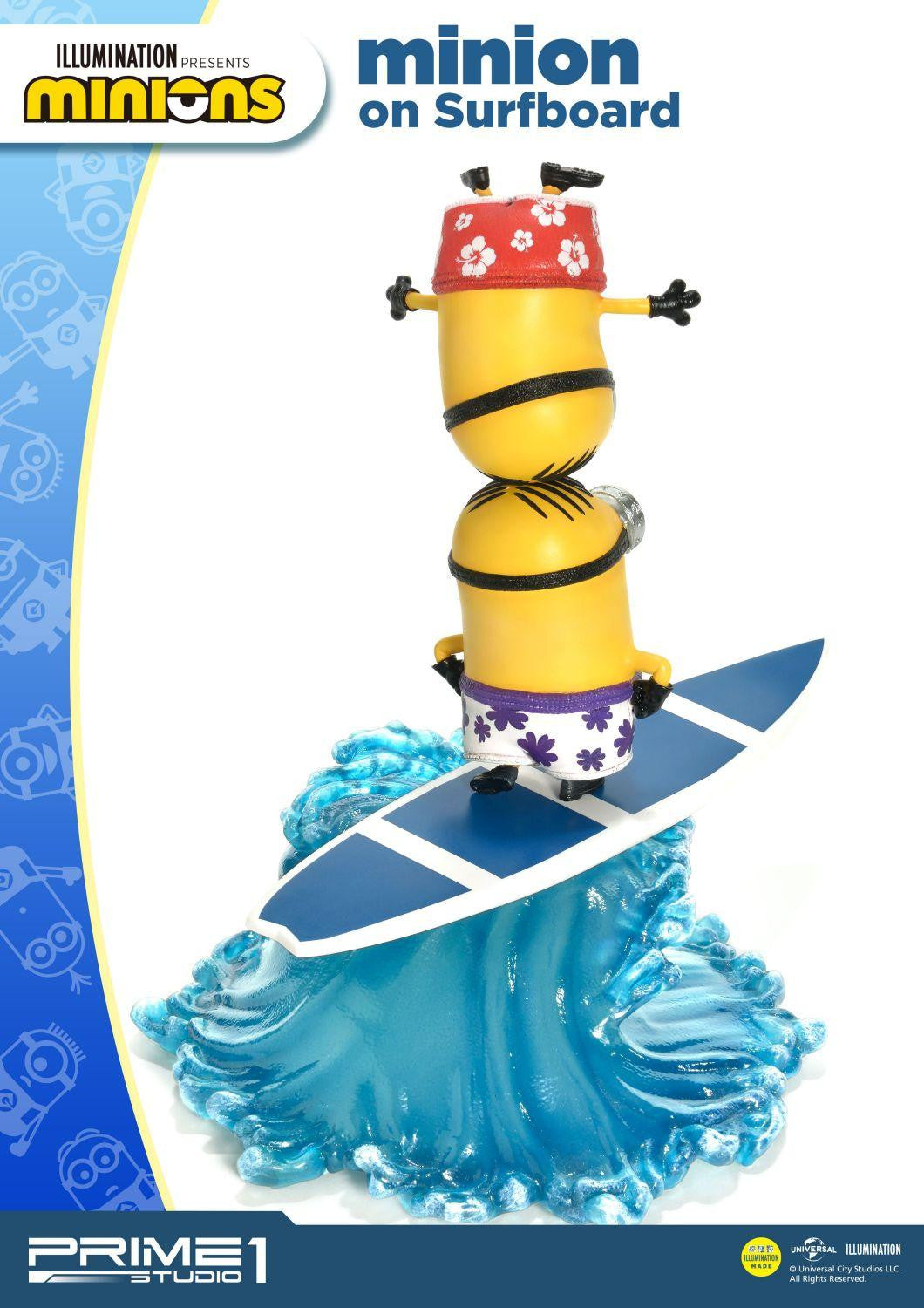 PRIME 1 STUDIO MINIONS ON SURFBOARD PCFMINI-06 - Anotoys Collectibles