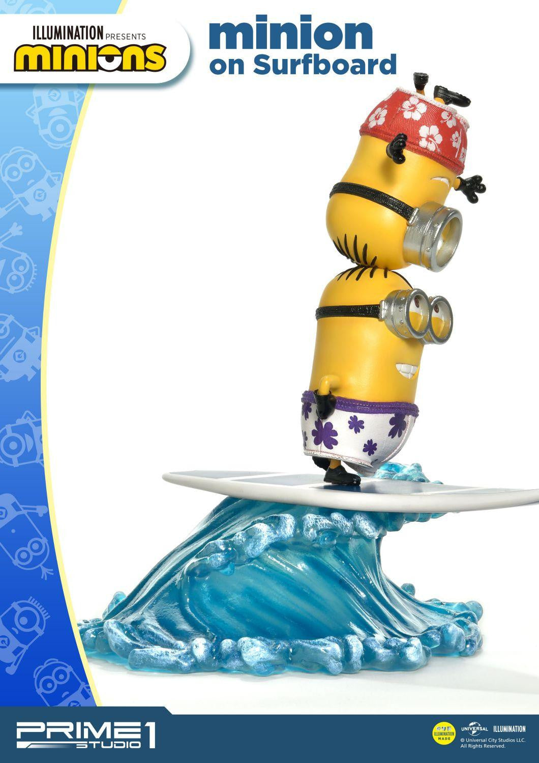 PRIME 1 STUDIO MINIONS ON SURFBOARD PCFMINI-06 - Anotoys Collectibles