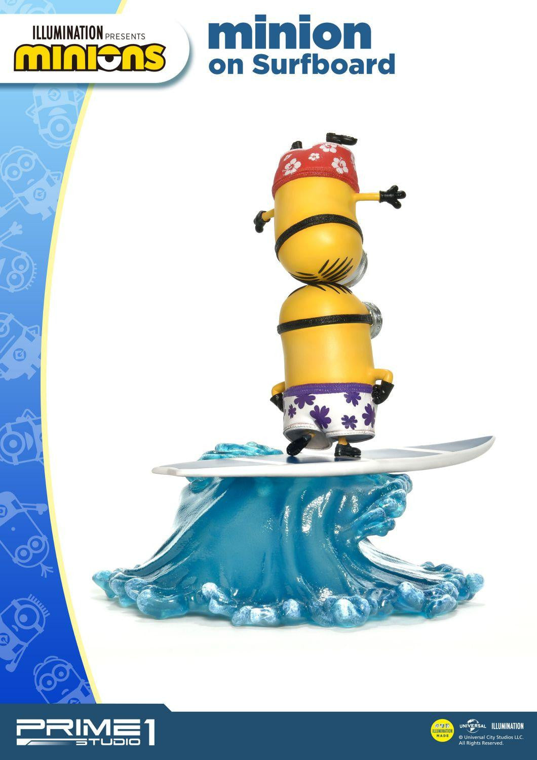 PRIME 1 STUDIO MINIONS ON SURFBOARD PCFMINI-06 - Anotoys Collectibles