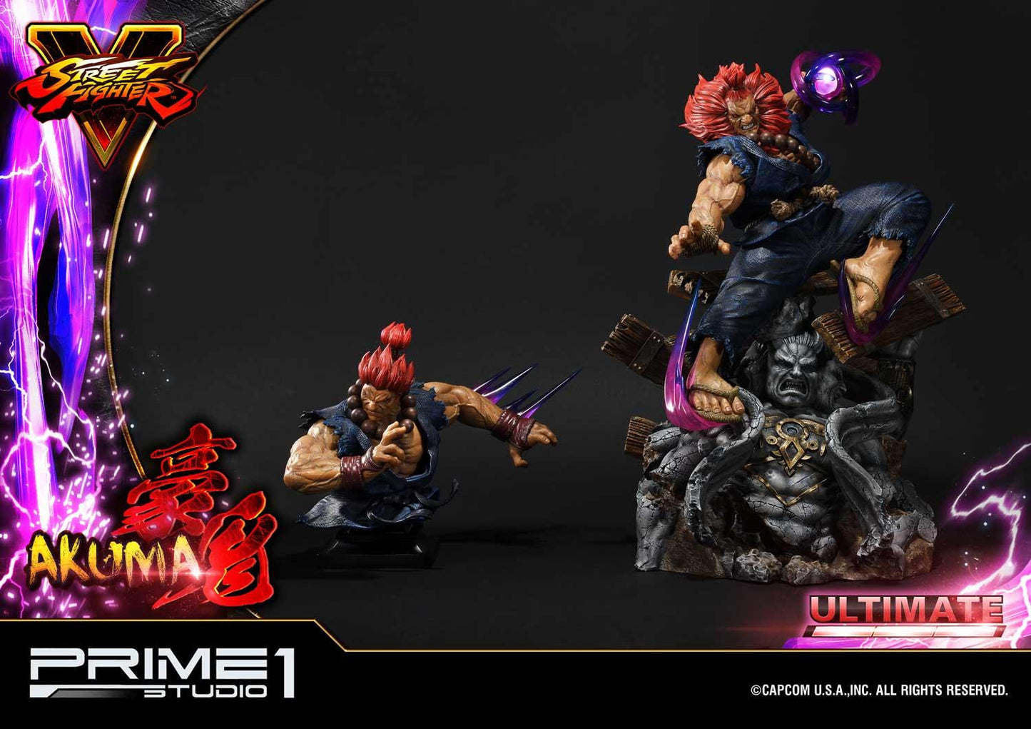 PRIME 1 STUDIO STREET FIGHTER V AKUMA ULTIMATE VERSION 1/4 PMSFV-01UT - Anotoys Collectibles