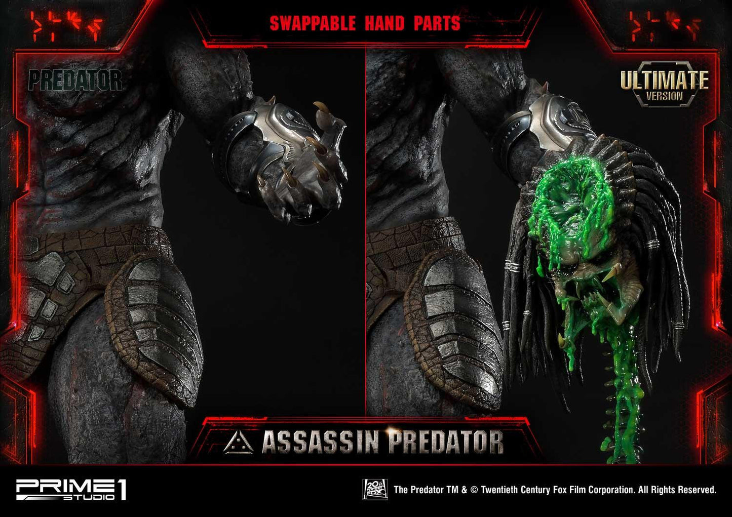 PRIME 1 STUDIO PREDATOR (2018 FILM) ASSASSIN PREDATOR (ULTIMATE VERSION) 1/4 PMTPR-02UT - Anotoys Collectibles