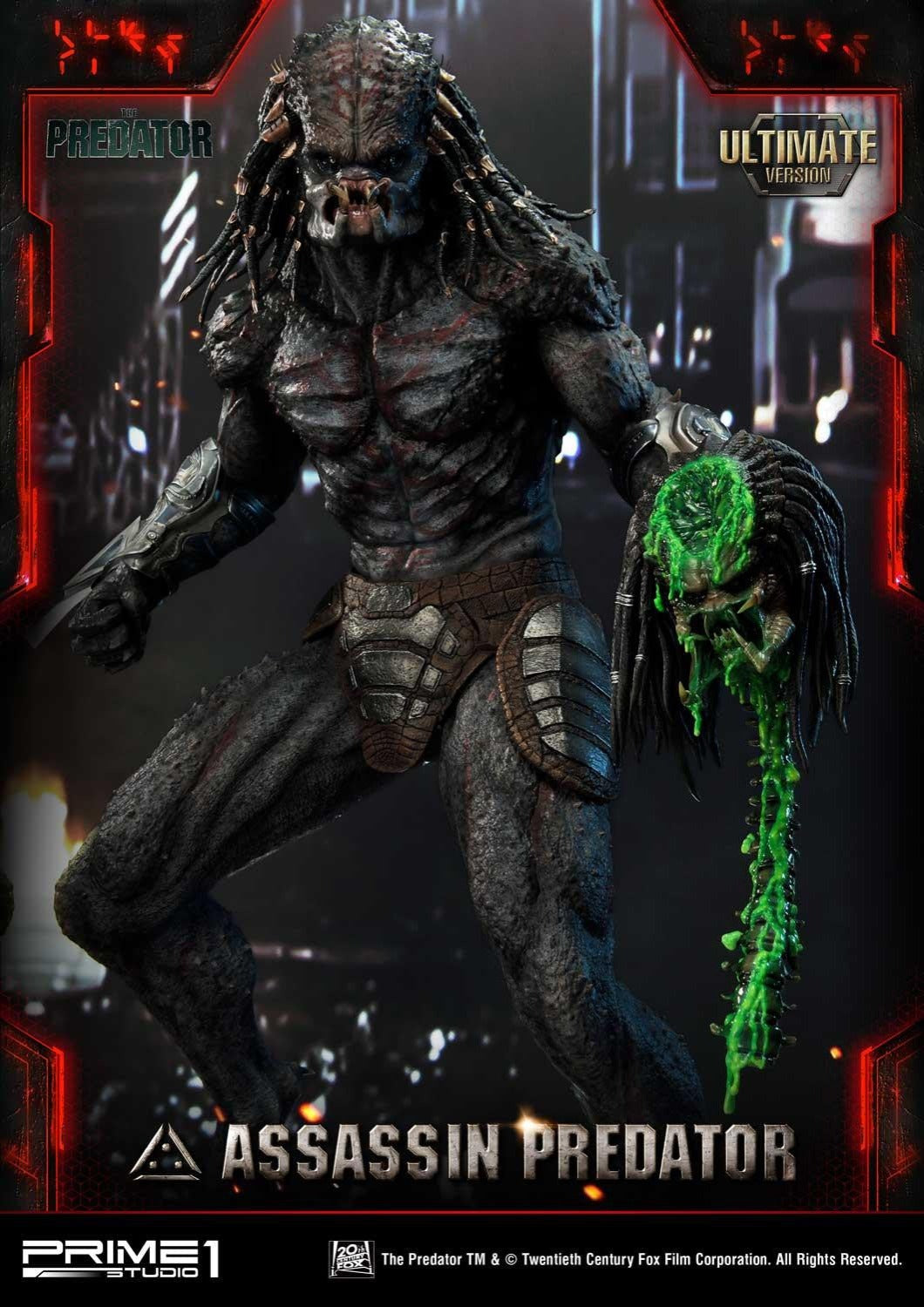 PRIME 1 STUDIO PREDATOR (2018 FILM) ASSASSIN PREDATOR (ULTIMATE VERSION) 1/4 PMTPR-02UT - Anotoys Collectibles