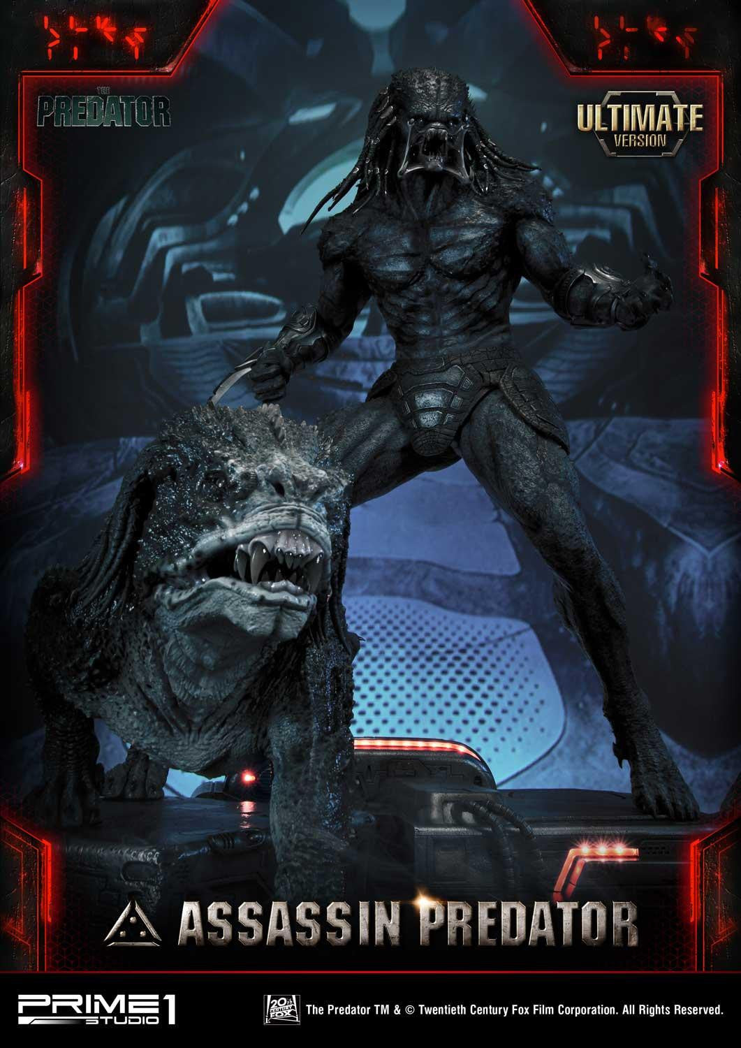 PRIME 1 STUDIO PREDATOR (2018 FILM) ASSASSIN PREDATOR (ULTIMATE VERSION) 1/4 PMTPR-02UT - Anotoys Collectibles