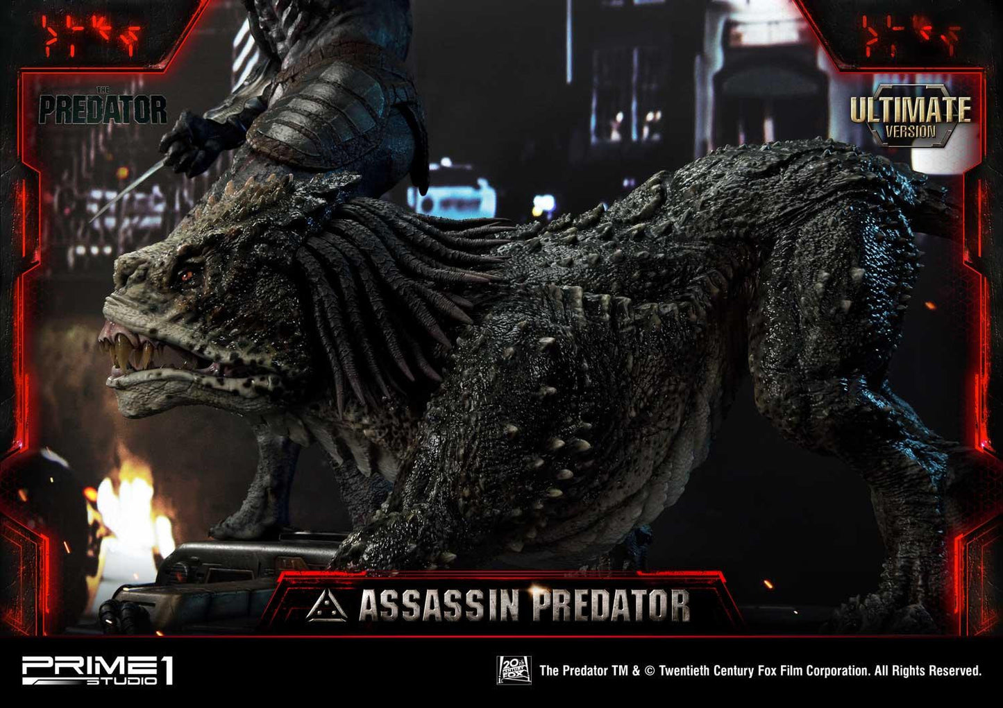 PRIME 1 STUDIO PREDATOR (2018 FILM) ASSASSIN PREDATOR (ULTIMATE VERSION) 1/4 PMTPR-02UT - Anotoys Collectibles