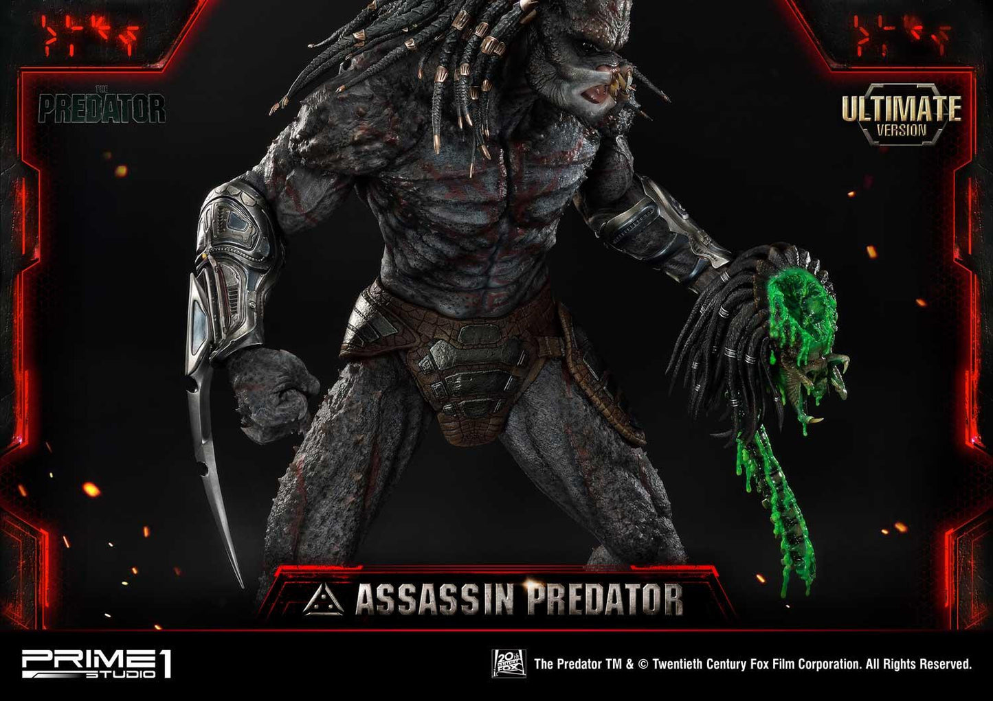 PRIME 1 STUDIO PREDATOR (2018 FILM) ASSASSIN PREDATOR (ULTIMATE VERSION) 1/4 PMTPR-02UT - Anotoys Collectibles