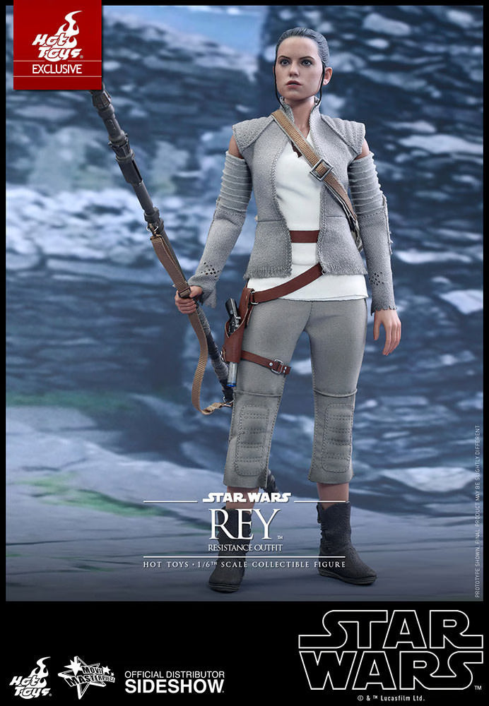 HOT TOYS STAR WARS EPISODE VII THE FORCE AWAKENS REY SOLO IN RESISTANT OUTFIT 1/6 MMS377 - Anotoys Collectibles