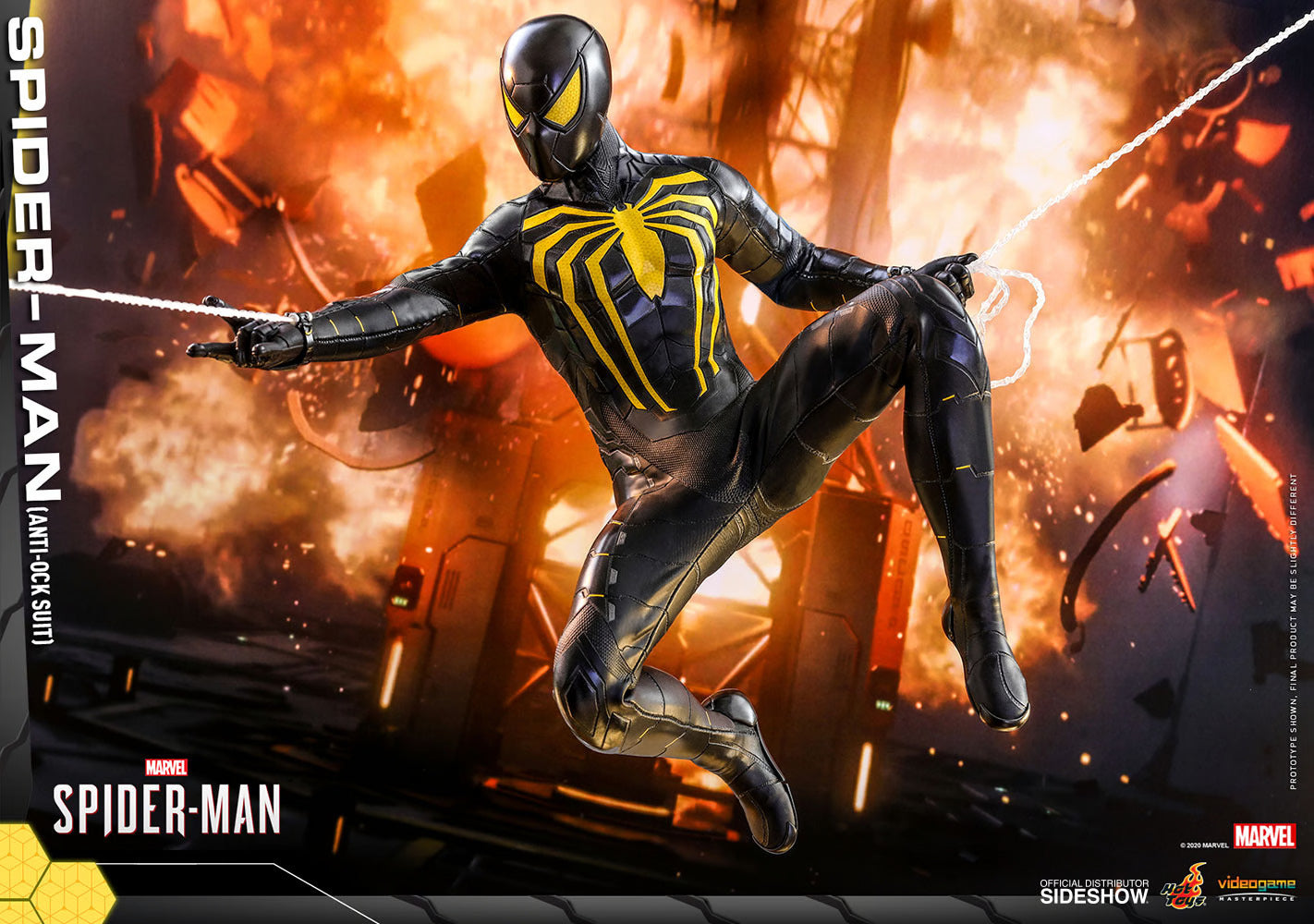 HOT TOYS MARVEL SPIDER-MAN SPIDER-MAN (ANTI-OCK SUIT) 1/6 VGM44 - Anotoys Collectibles
