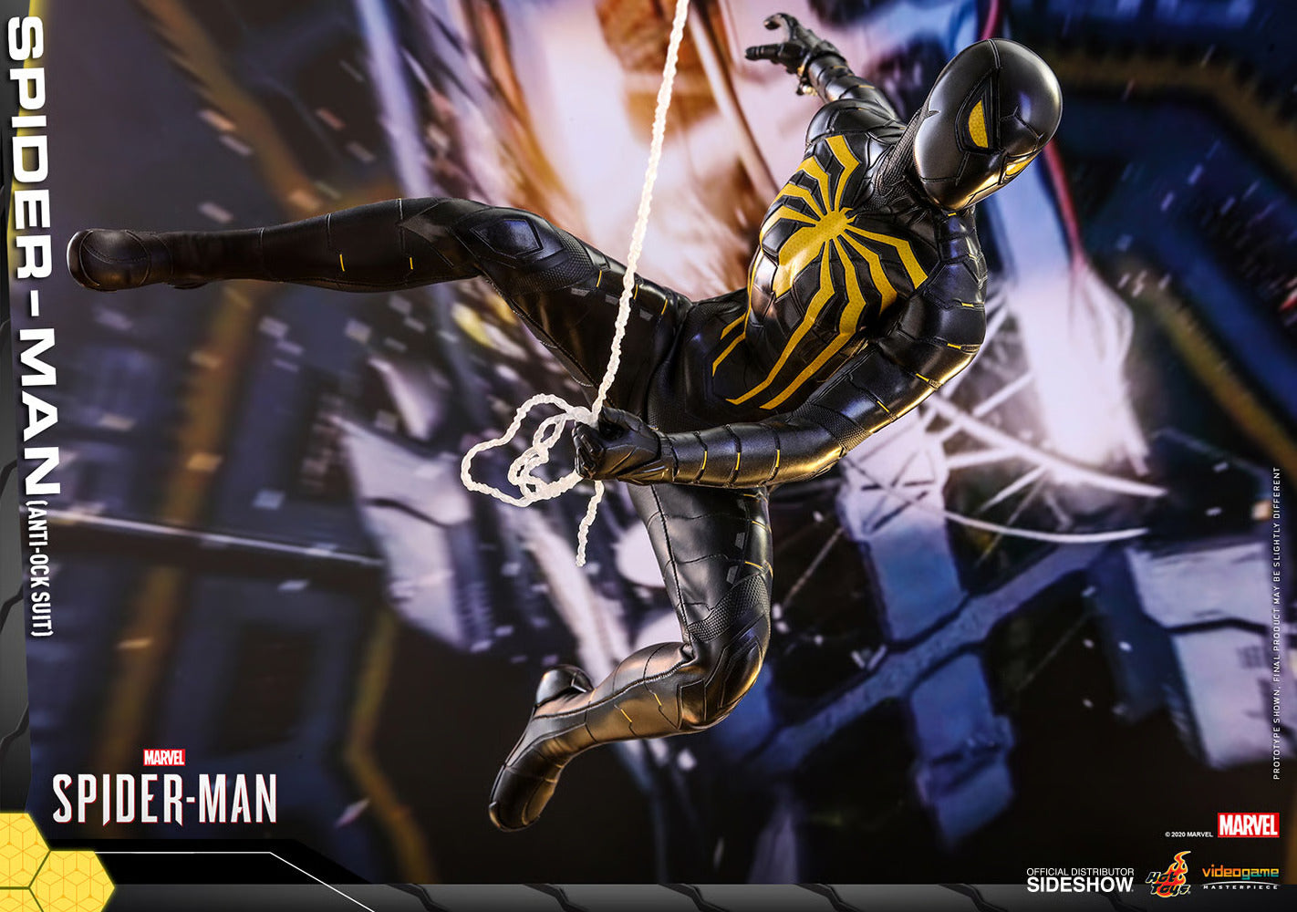 HOT TOYS MARVEL SPIDER-MAN SPIDER-MAN (ANTI-OCK SUIT) 1/6 VGM44 - Anotoys Collectibles