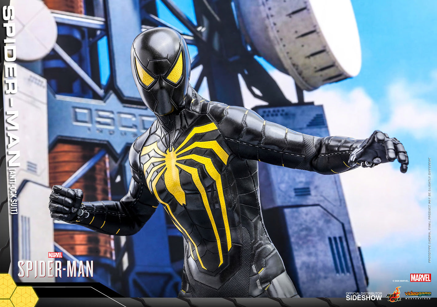 HOT TOYS MARVEL SPIDER-MAN SPIDER-MAN (ANTI-OCK SUIT) 1/6 VGM44 - Anotoys Collectibles