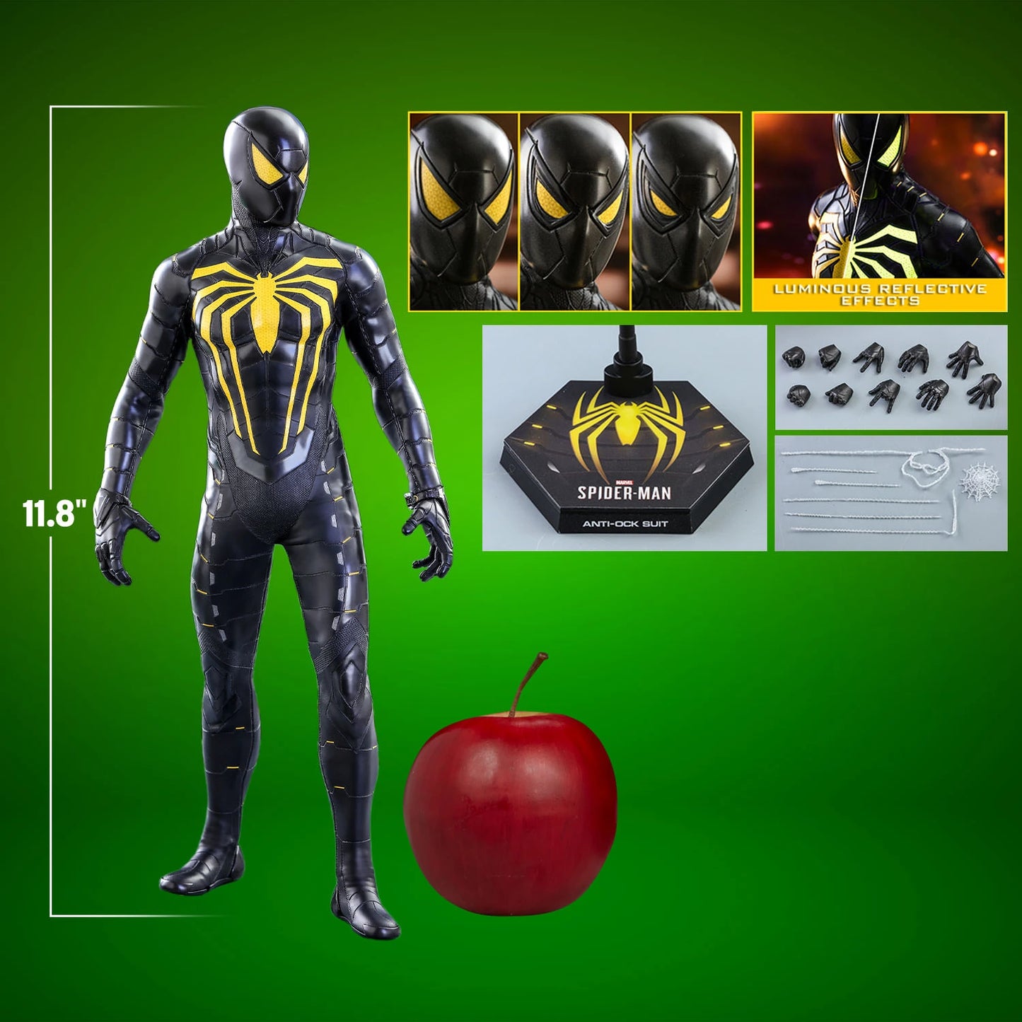 HOT TOYS MARVEL SPIDER-MAN SPIDER-MAN (ANTI-OCK SUIT) 1/6 VGM44 - Anotoys Collectibles