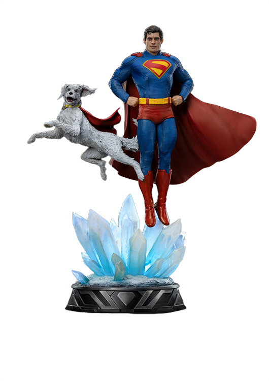 IRON STUDIOS SUPERMAN & KRYPTO - SUPERMAN LEGACY ART SCALE 1/10 - SMMOVIE203525-10(PRE-ORDER) - Anotoys Collectibles