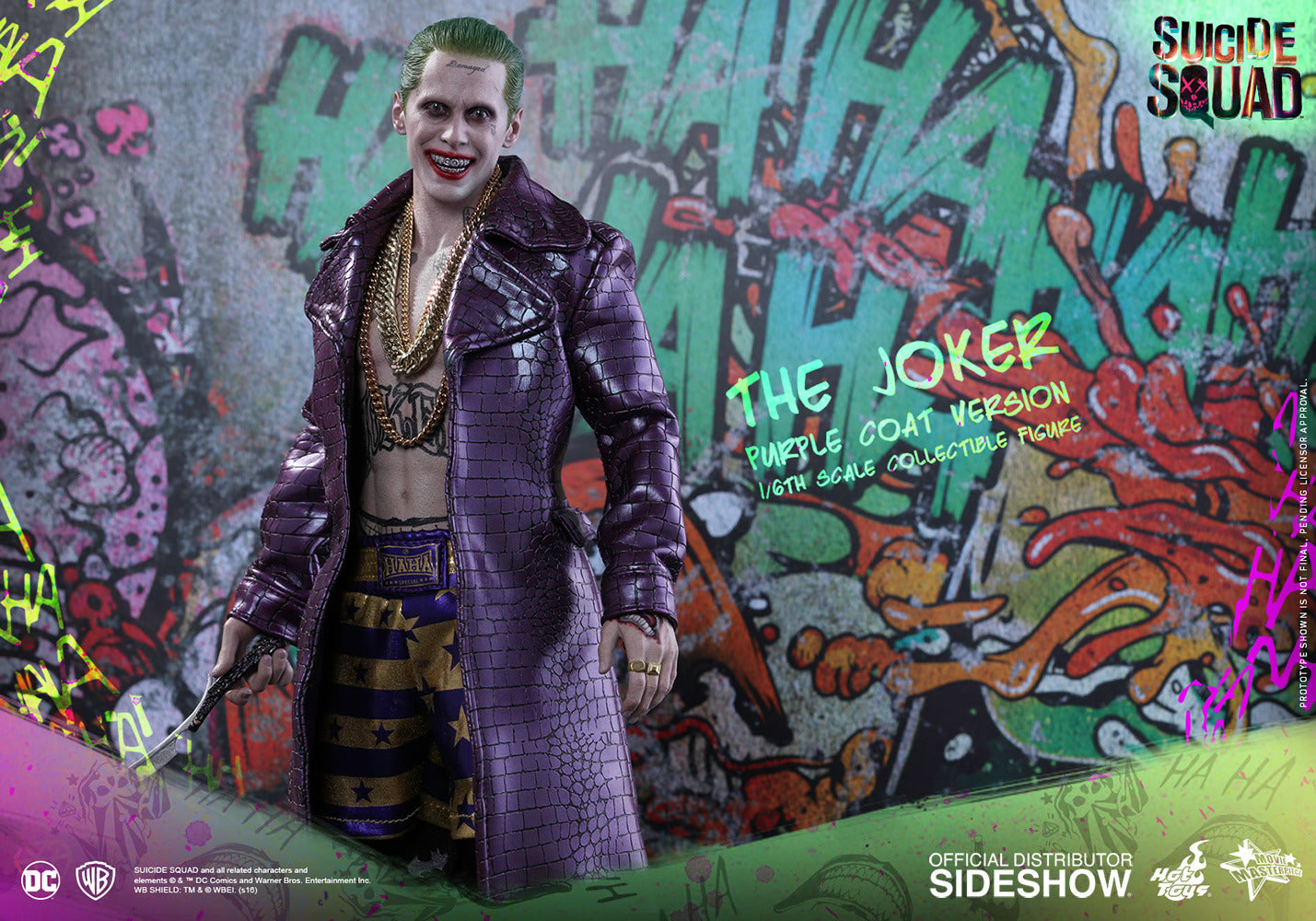 HOT TOYS SUICIDE SQUAD THE JOKER PURPLE COAT SPECIAL EDITION 1/6 SCALE - MMS382E - Anotoys Collectibles
