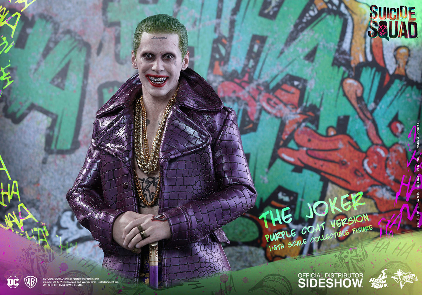 HOT TOYS SUICIDE SQUAD THE JOKER PURPLE COAT SPECIAL EDITION 1/6 SCALE - MMS382E - Anotoys Collectibles