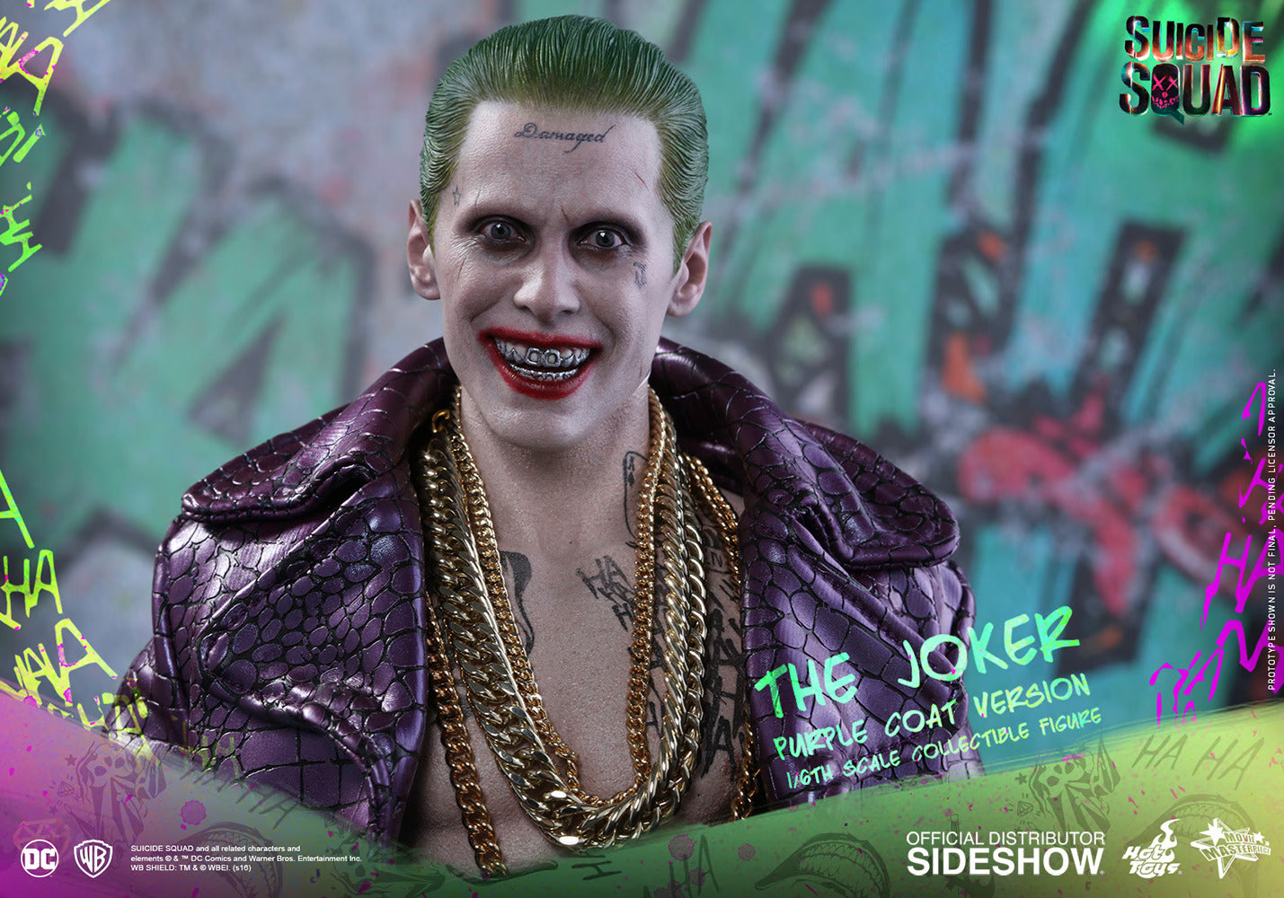 HOT TOYS SUICIDE SQUAD THE JOKER PURPLE COAT SPECIAL EDITION 1/6 SCALE - MMS382E - Anotoys Collectibles