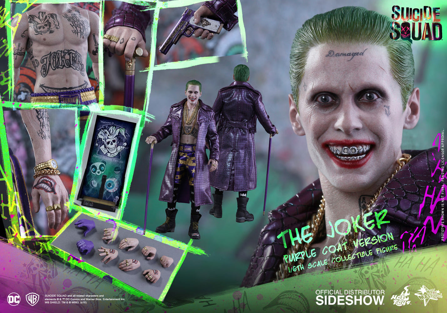 HOT TOYS DC THE JOKER (PURPLE COAT REGULAR VERSION) 1/6 SCALE - MMS382 - Anotoys Collectibles