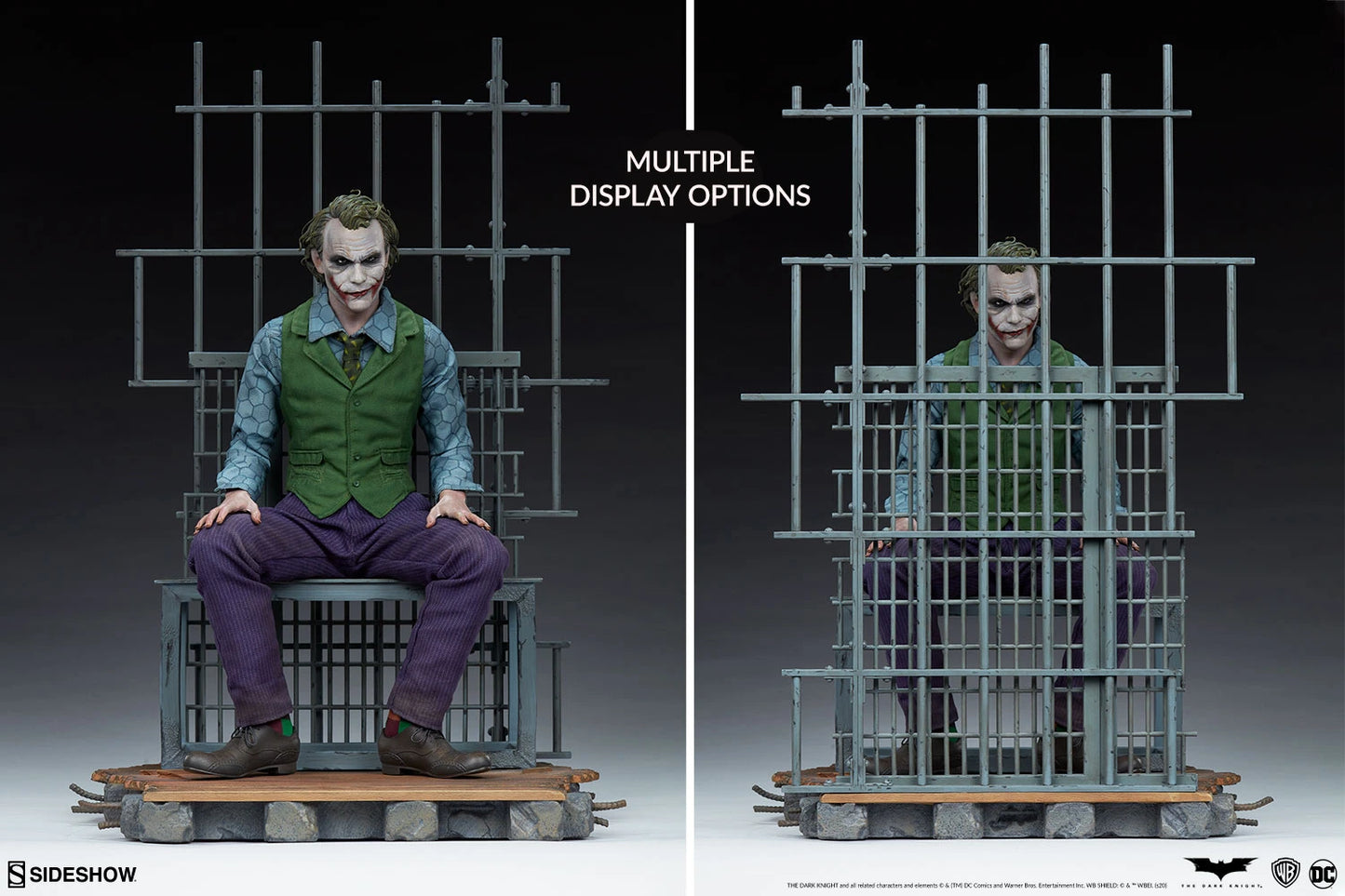 SIDESHOW THE JOKER PREMIUM FORMAT 1/4 300717 - Anotoys Collectibles
