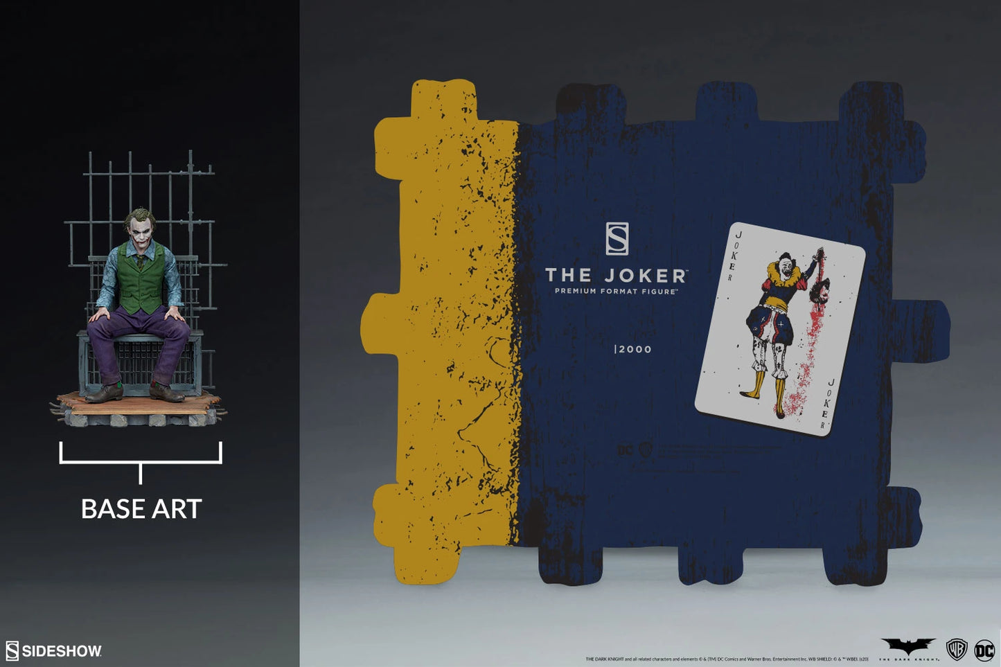 SIDESHOW THE JOKER PREMIUM FORMAT 1/4 300717 - Anotoys Collectibles
