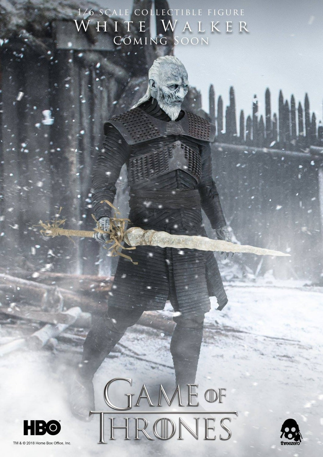 THREEZERO GAME OF THRONES: WHITE WALKER FIGURE 1/6 SCALE (REGULAR) 3Z0037 - Anotoys Collectibles