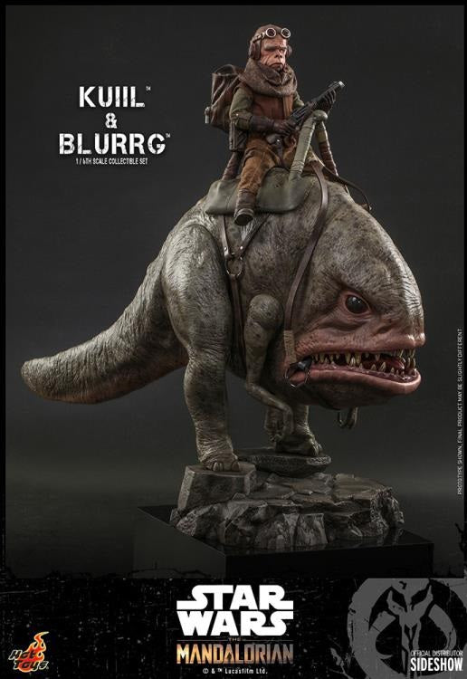 HOT TOYS STAR WARS: THE MANDALORIAN™ - 1/6TH SCALE KUIIL & BLURRG COLLECTIBLE SET TMS049 - Anotoys Collectibles