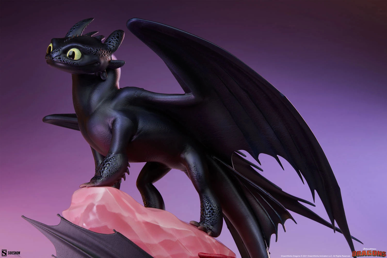 SIDESHOW HOW TO TRAIN YOUR DRAGON TOOTHLESS STATUE 200615 - Anotoys Collectibles