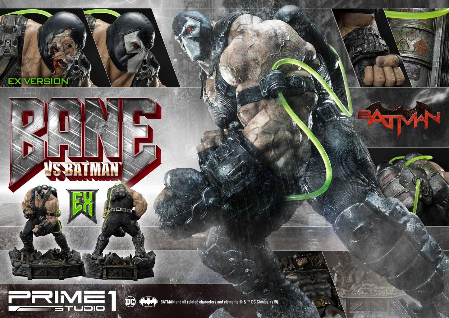 PRIME 1 STUDIO BANE VS BATMAN STATUE EX UMMDC-02EX - Anotoys Collectibles