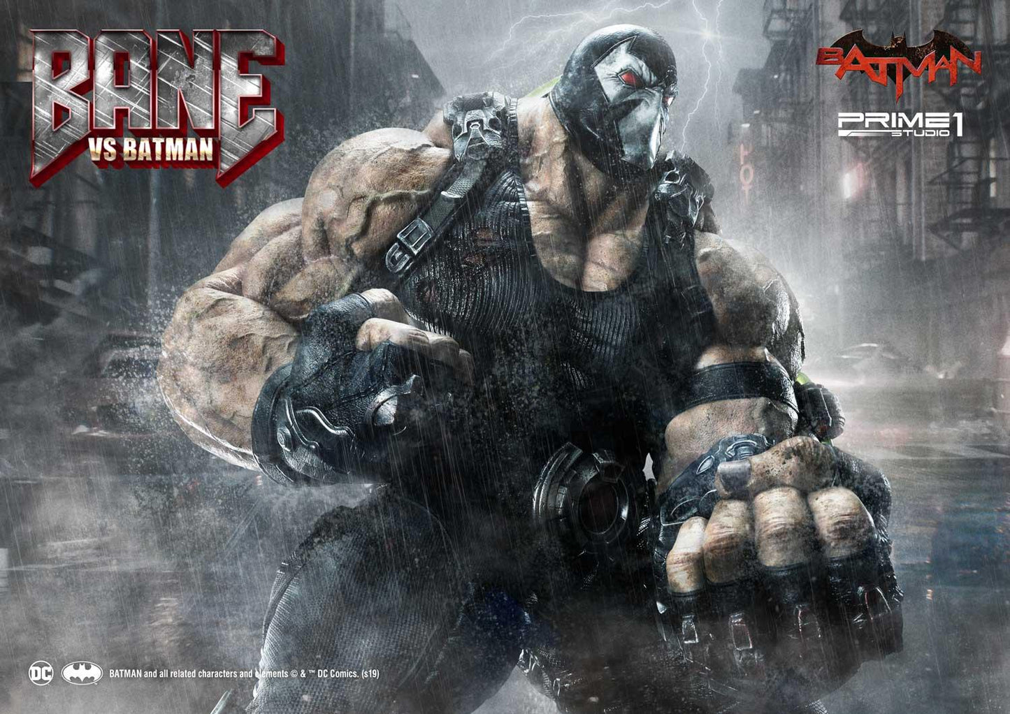 PRIME 1 STUDIO BANE VS BATMAN STATUE EX UMMDC-02EX - Anotoys Collectibles
