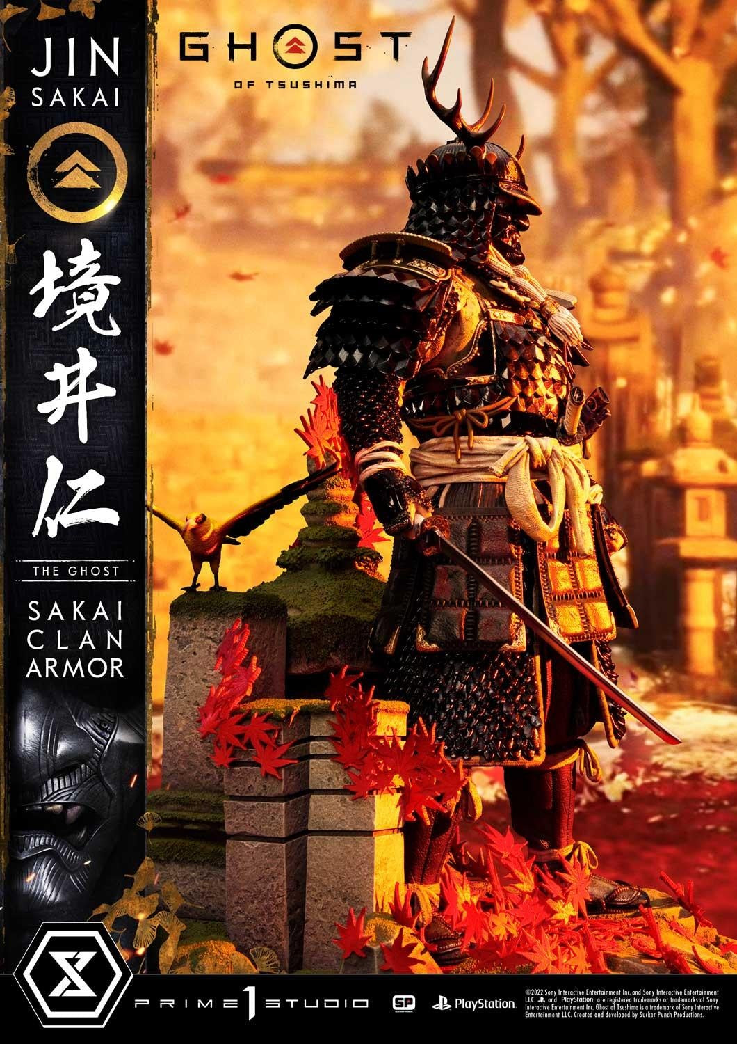 PRIME 1 STUDIO GHOST OF TSUSHIMA JIN SAKAI UPMGHOT-02 - Anotoys Collectibles