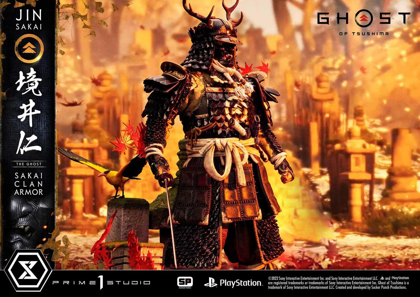 PRIME 1 STUDIO GHOST OF TSUSHIMA JIN SAKAI UPMGHOT-02 - Anotoys Collectibles